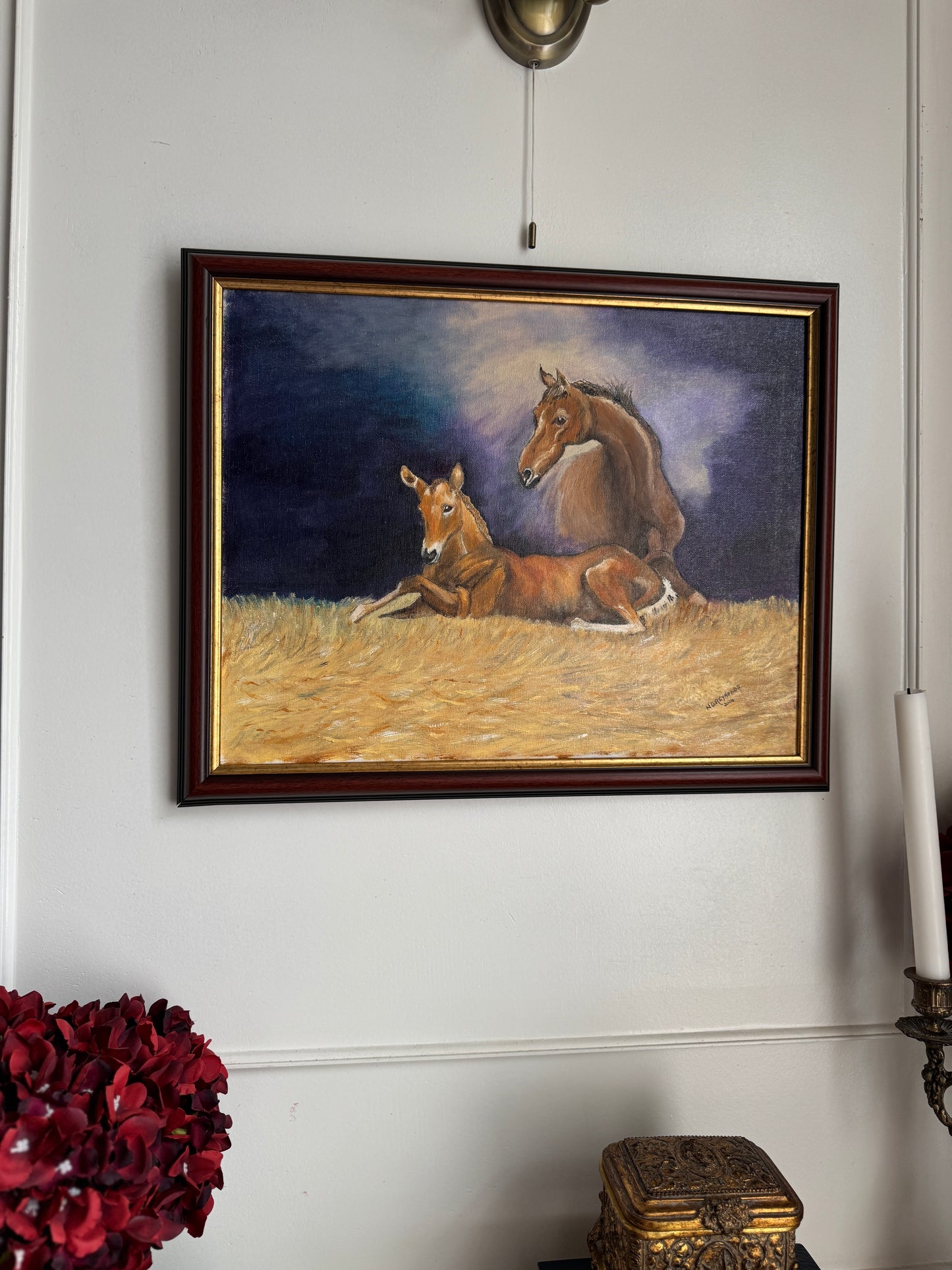 In Her Shadow- Original Oil Painting by N.G. Reynolds