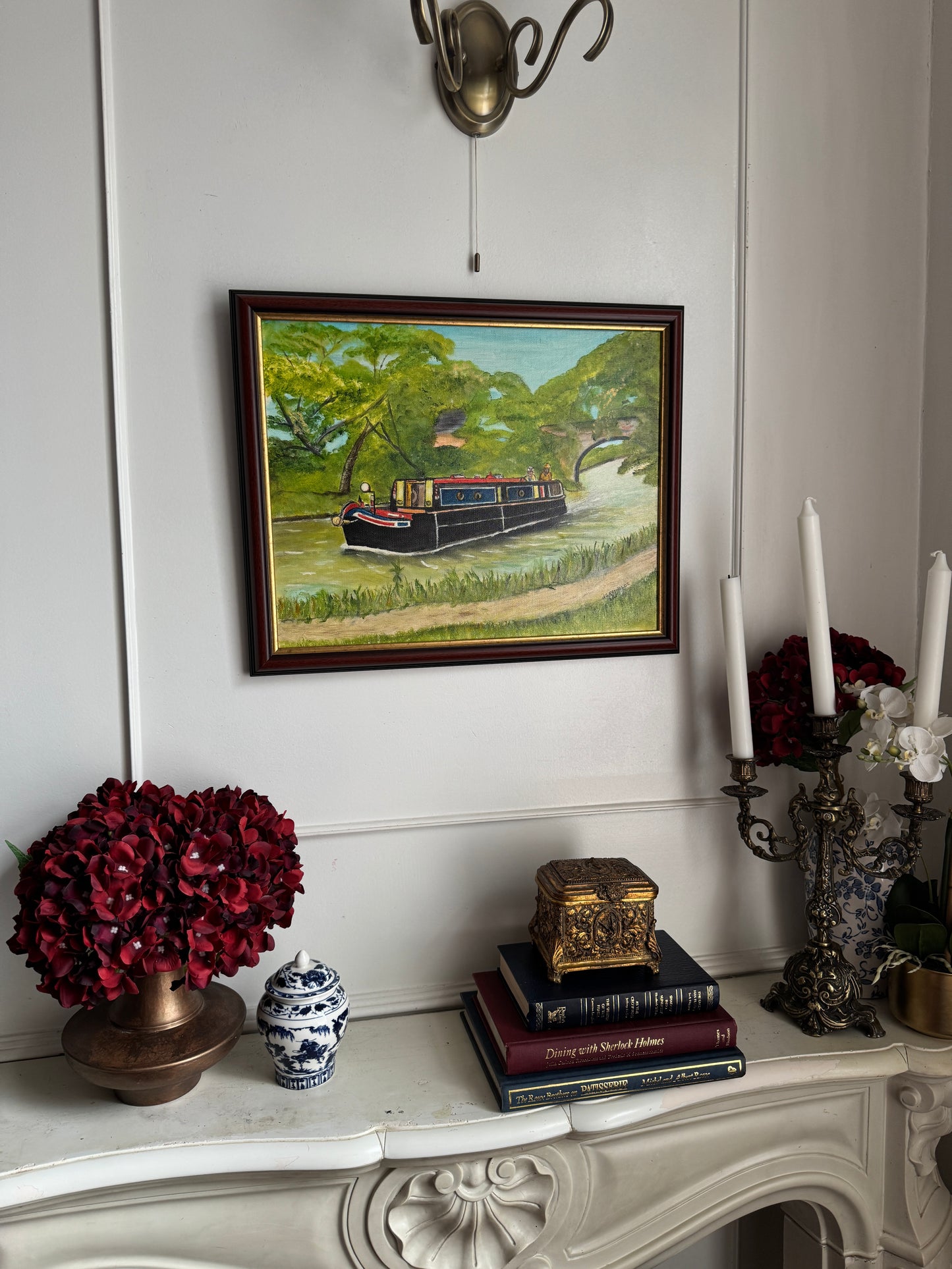 Moments on a Colourful Tide - Original Oil Painting by N.G. Reynolds