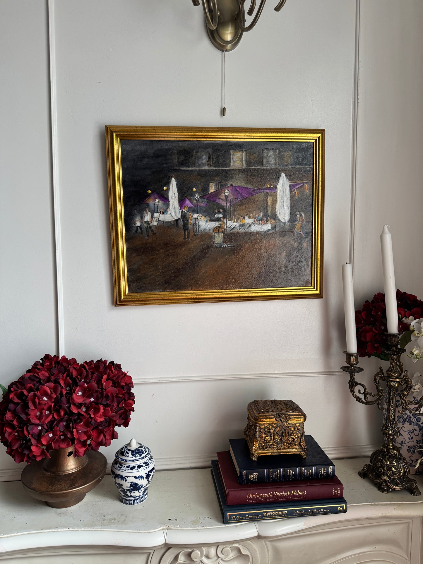 After Sunset Stories- Original Oil Painting by N.G. Reynolds