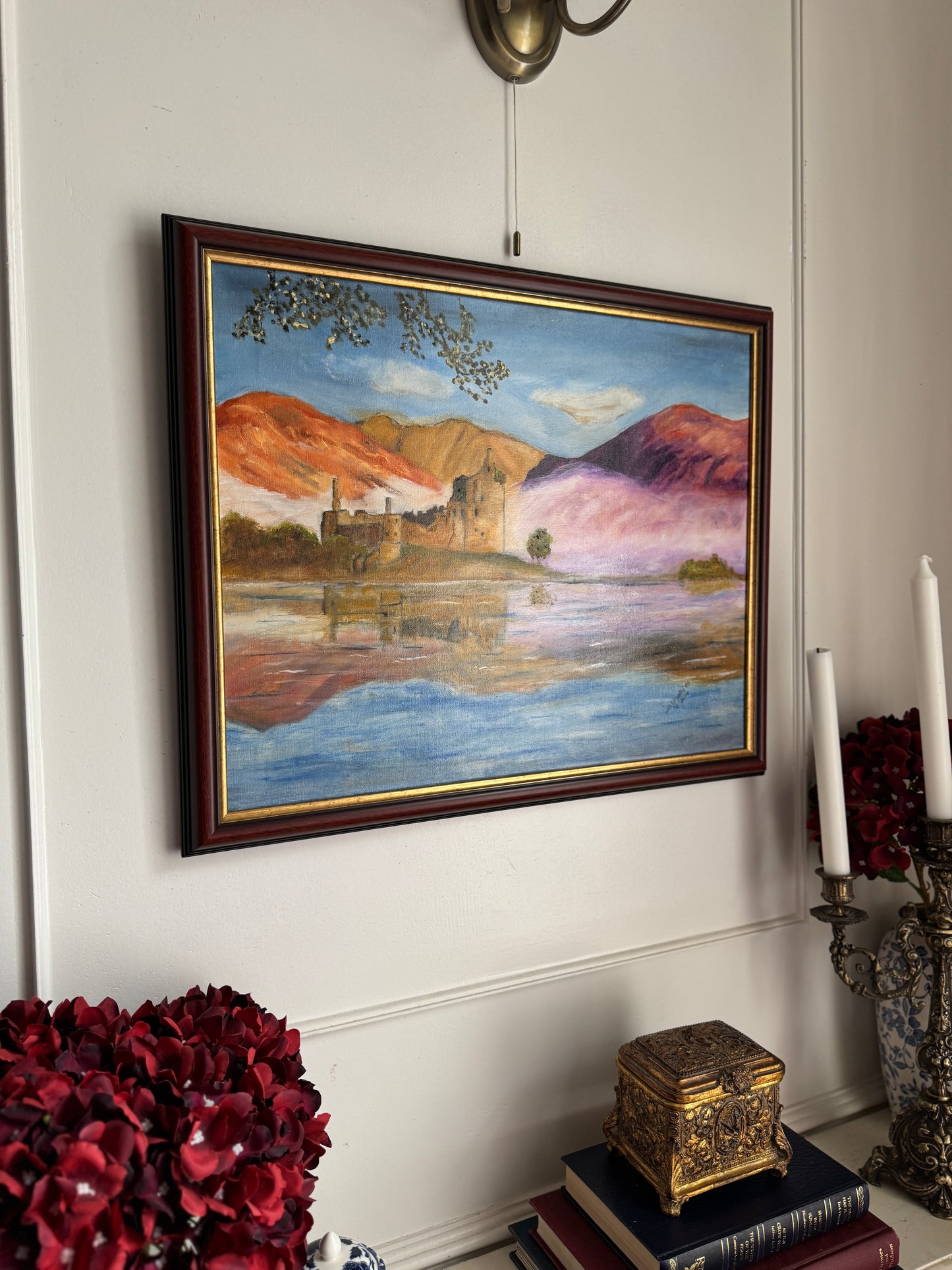 Castle of Fire and Foam - Original Oil Painting by N.G. Reynolds