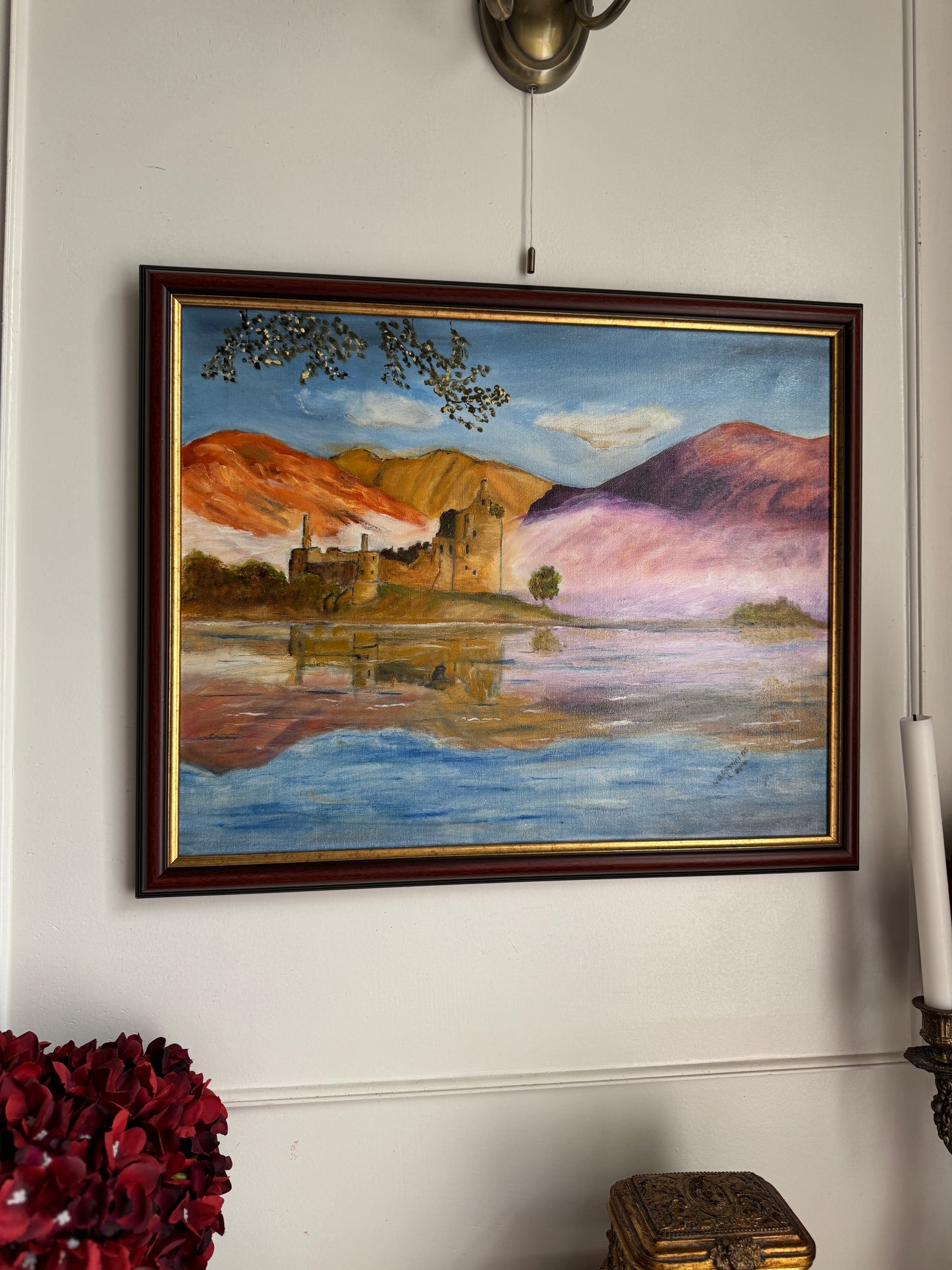 Castle of Fire and Foam - Original Oil Painting by N.G. Reynolds