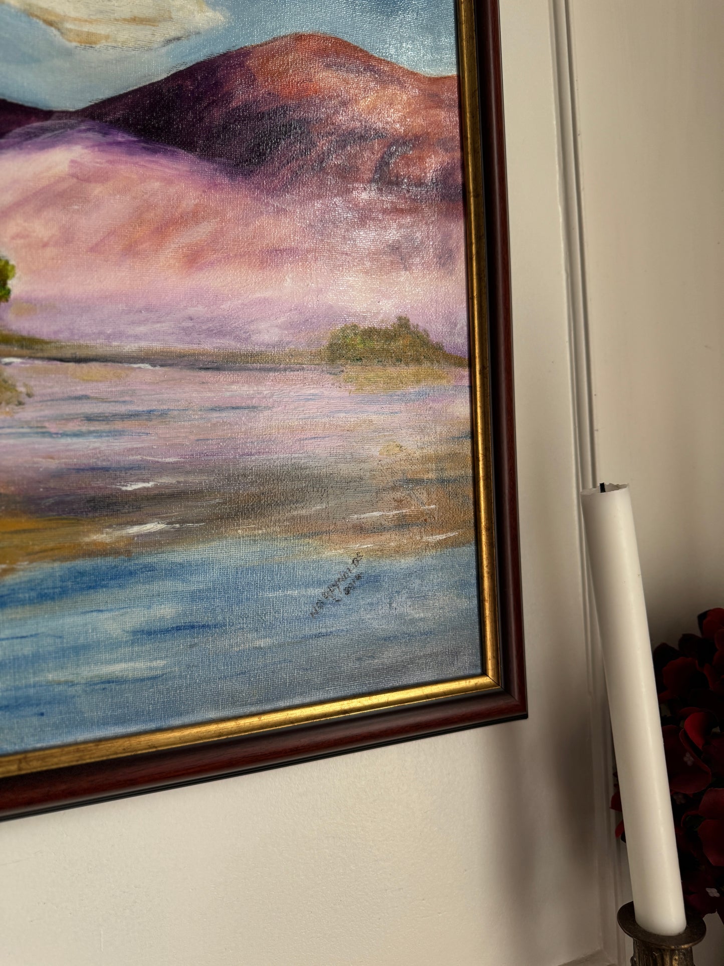 Castle of Fire and Foam - Original Oil Painting by N.G. Reynolds