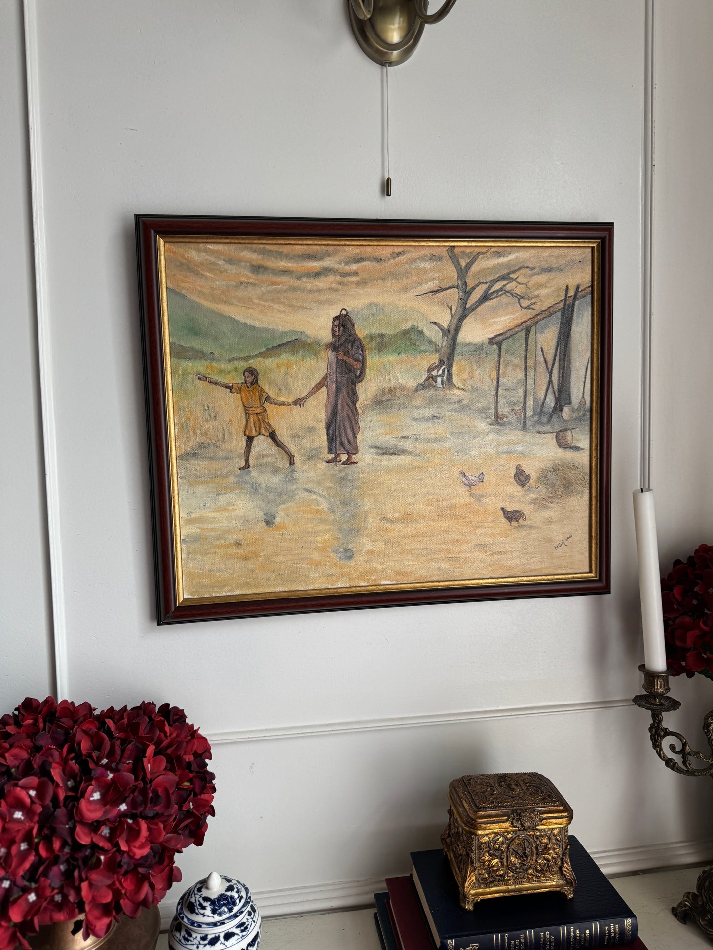 Guardians of the Fields - Original Oil Painting by N.G. Reynolds