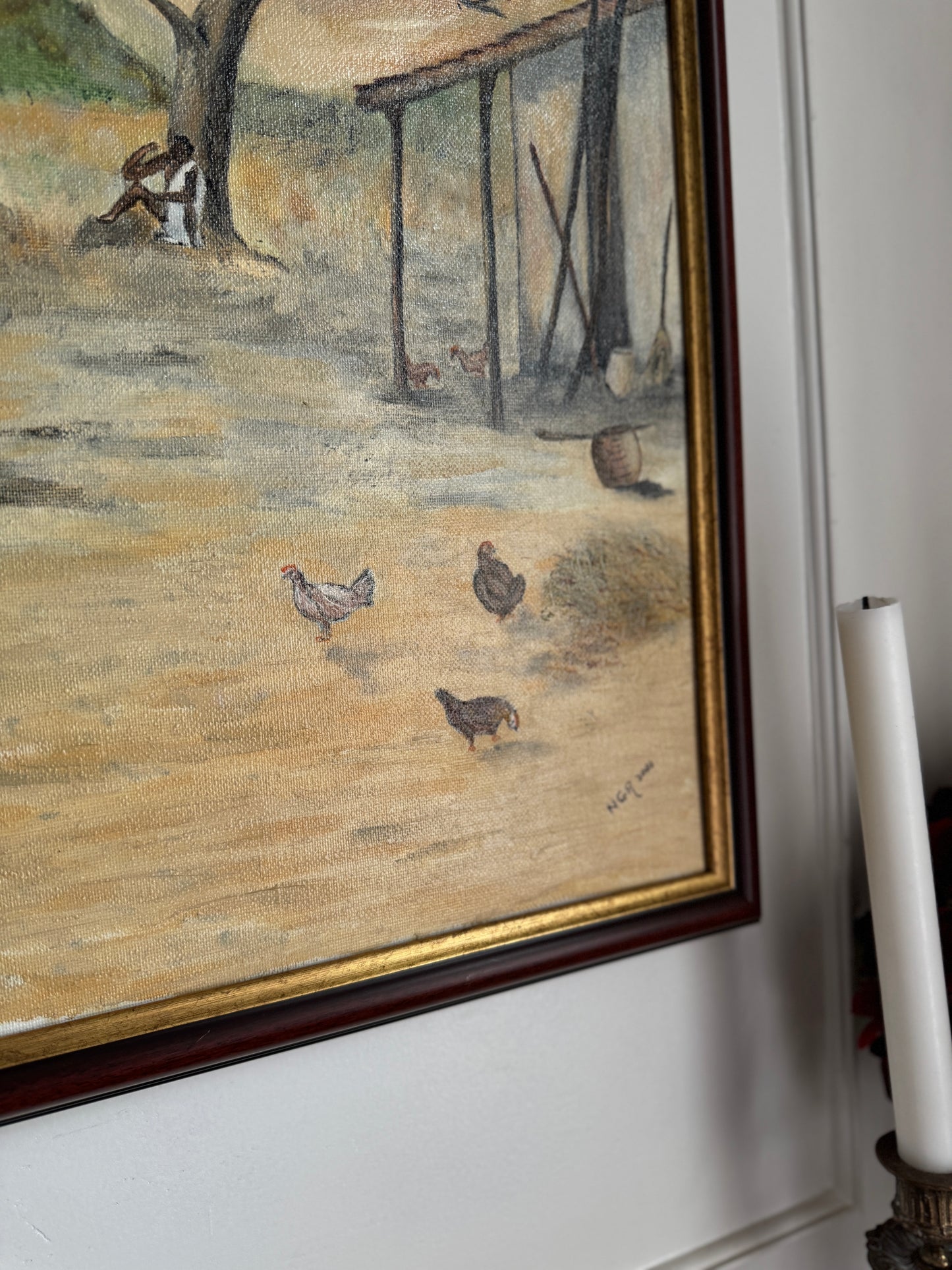 Guardians of the Fields - Original Oil Painting by N.G. Reynolds
