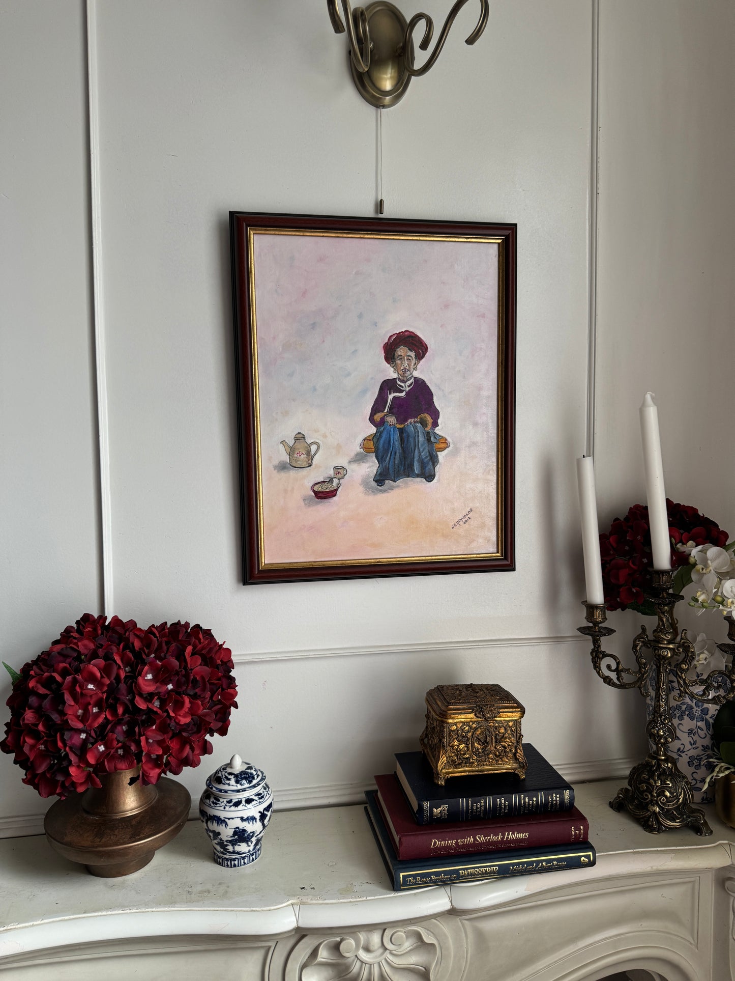 Stories in Her Silence- Original Oil Painting by N.G. Reynolds