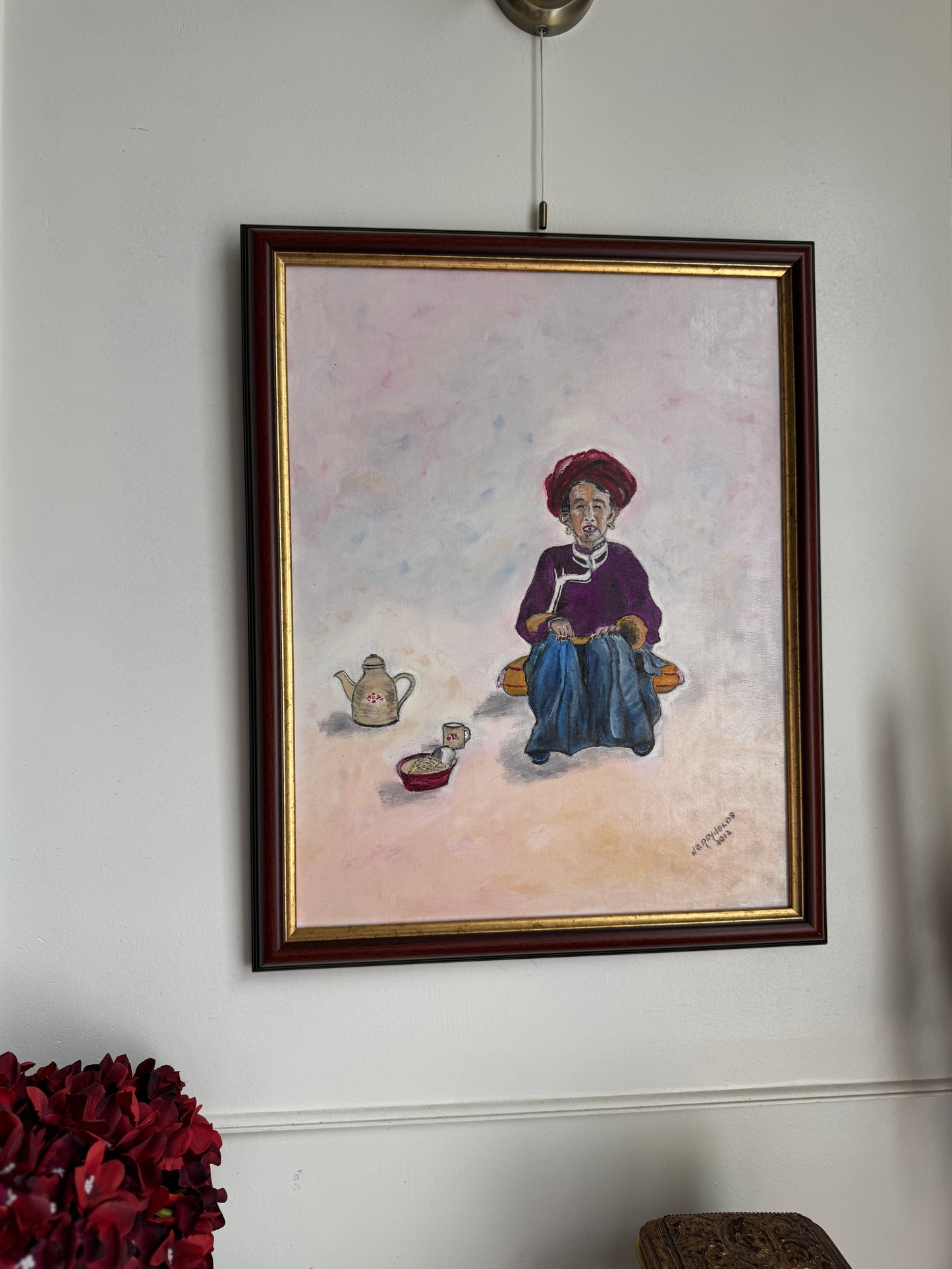 Stories in Her Silence- Original Oil Painting by N.G. Reynolds