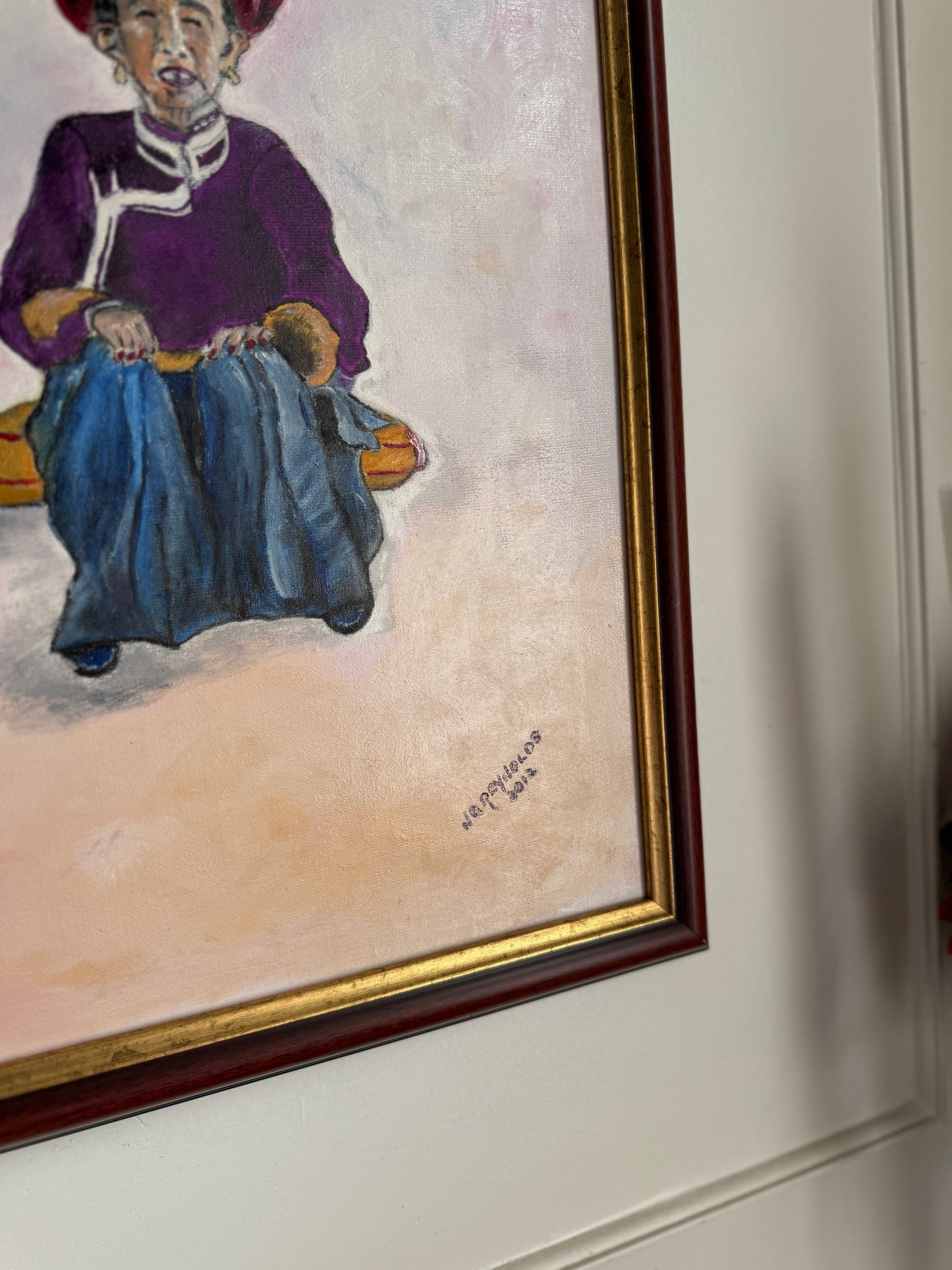 Stories in Her Silence- Original Oil Painting by N.G. Reynolds