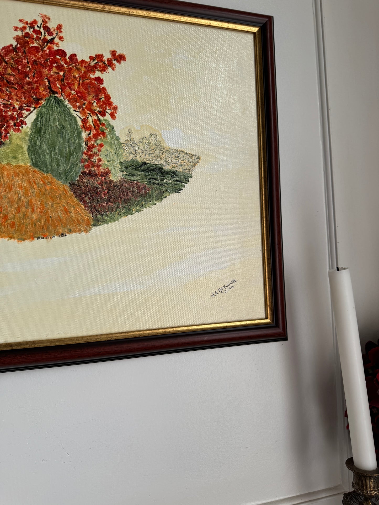 Amber Embrace - Original Oil Painting by N.G. Reynolds