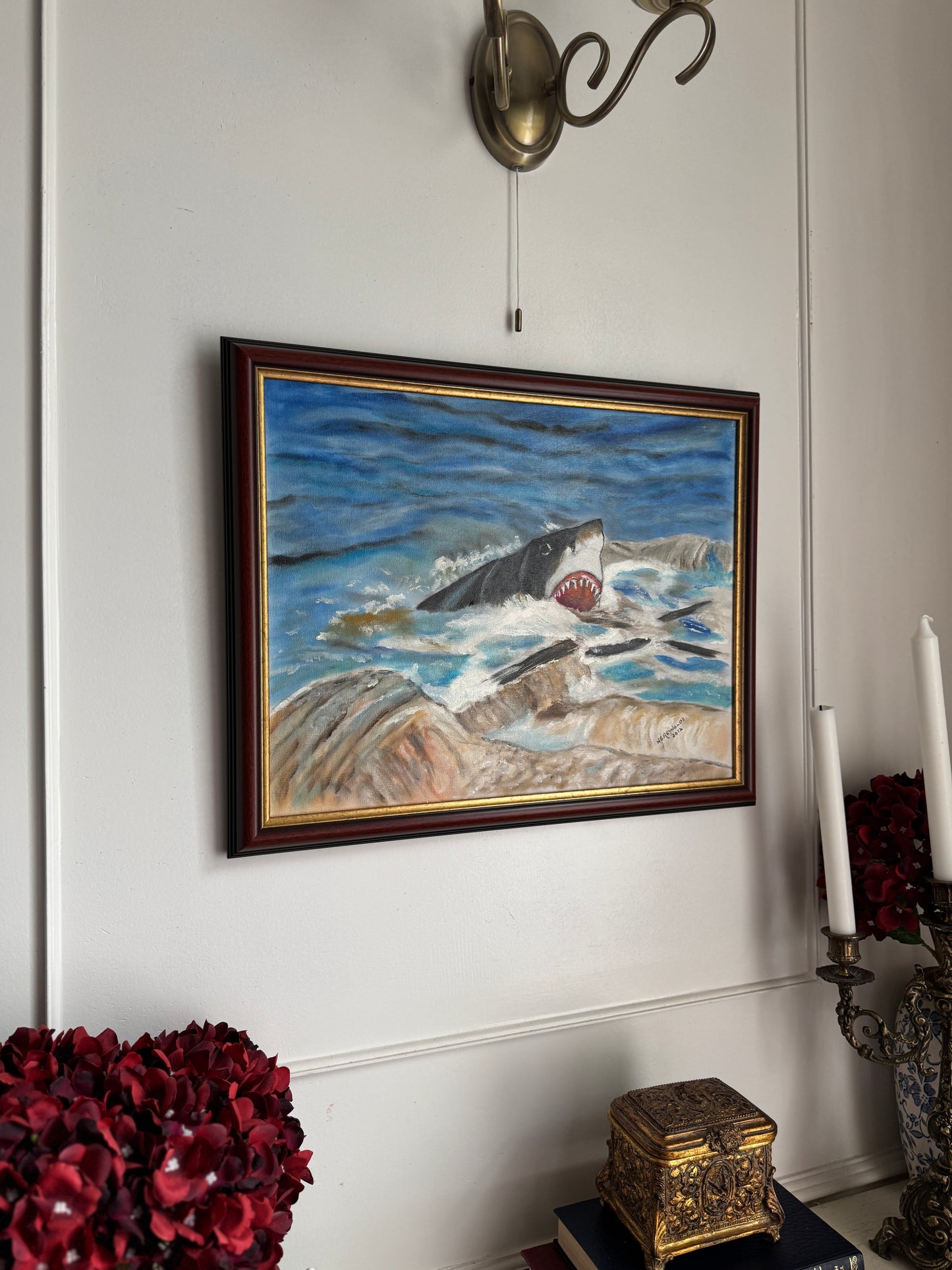 Beneath the Surface- Original Oil Painting by N.G. Reynolds