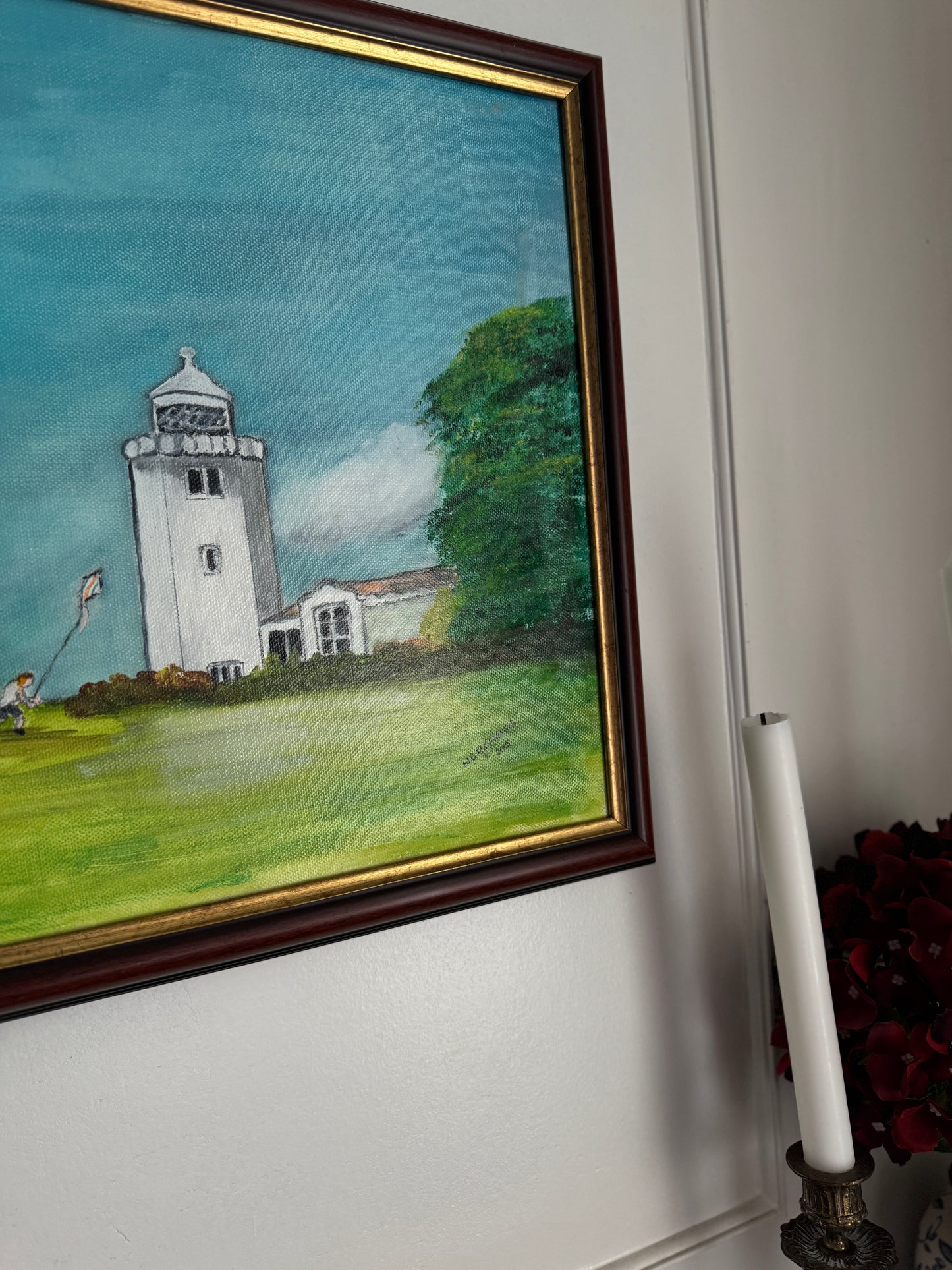 Laughter on the Hill - Original Oil Painting by N.G. Reynolds