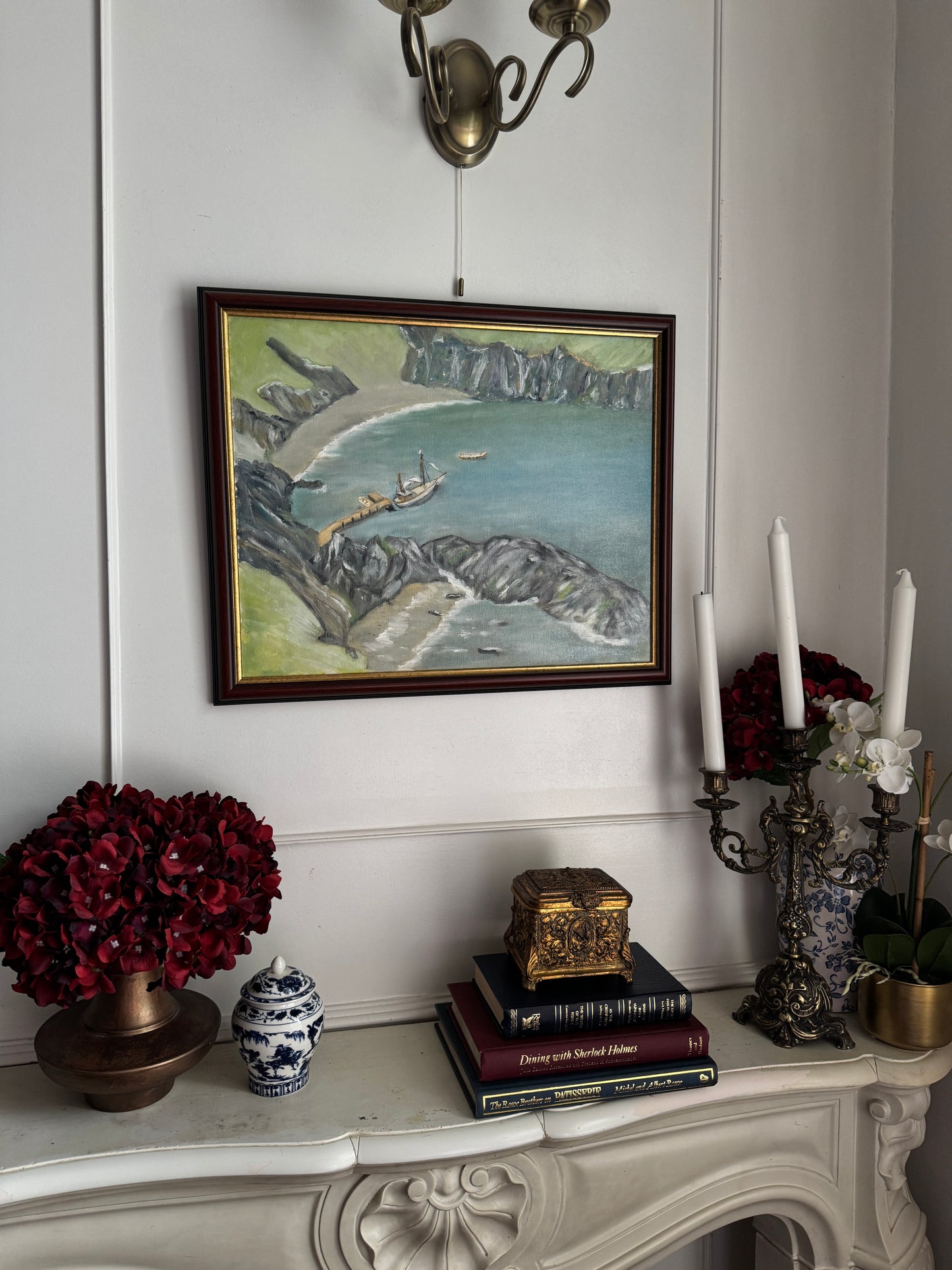 Tides of Azure Stone - Original Oil Painting by N.G. Reynolds