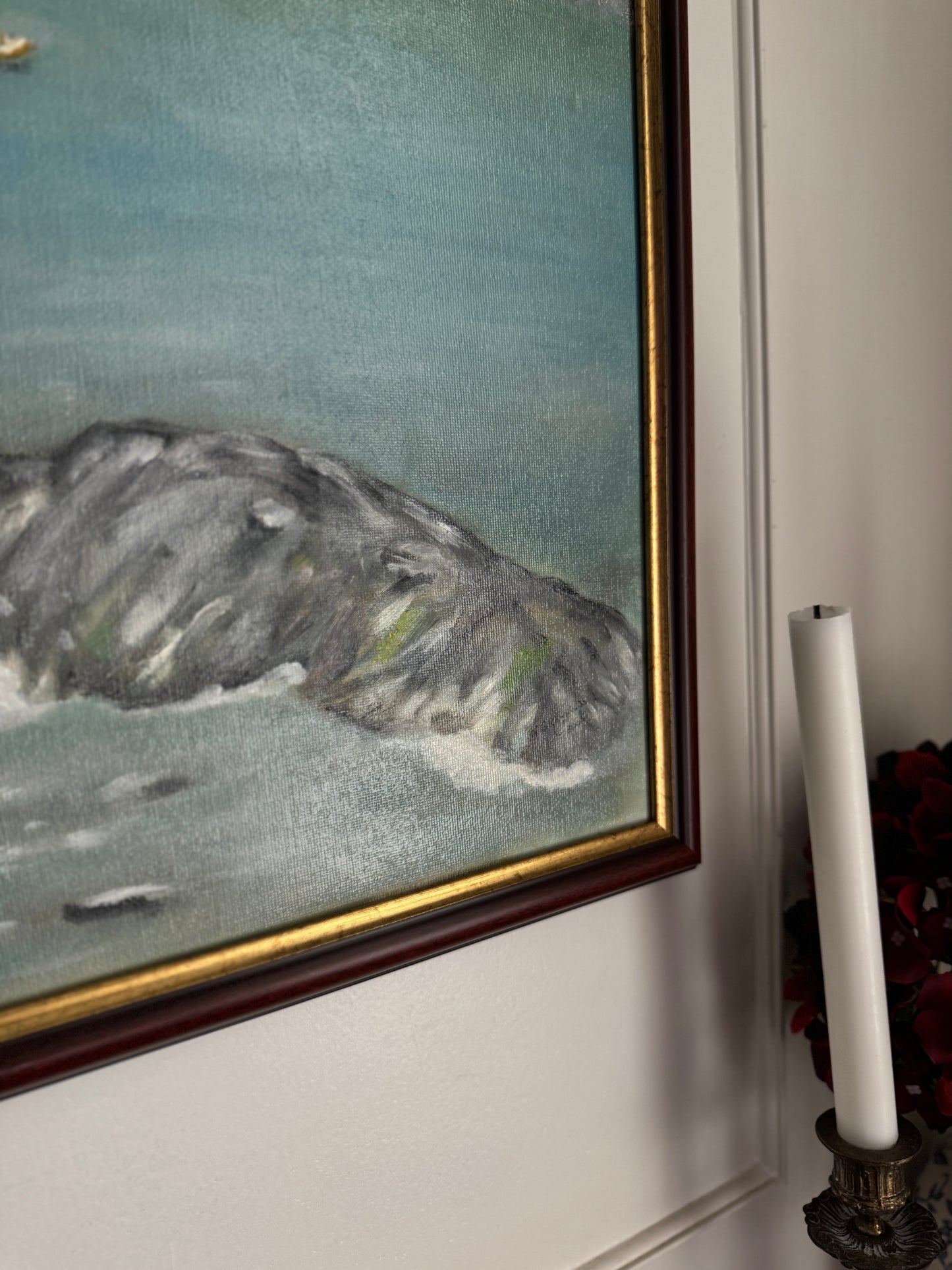 Tides of Azure Stone - Original Oil Painting by N.G. Reynolds