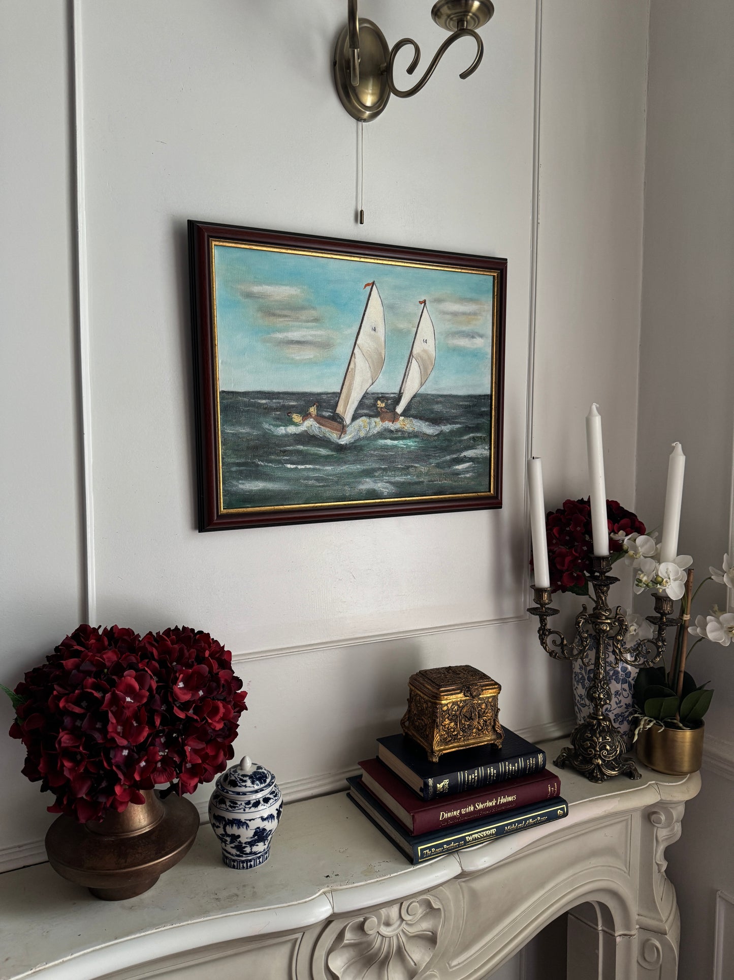The Silent Sail - Original Oil Painting by N.G. Reynolds