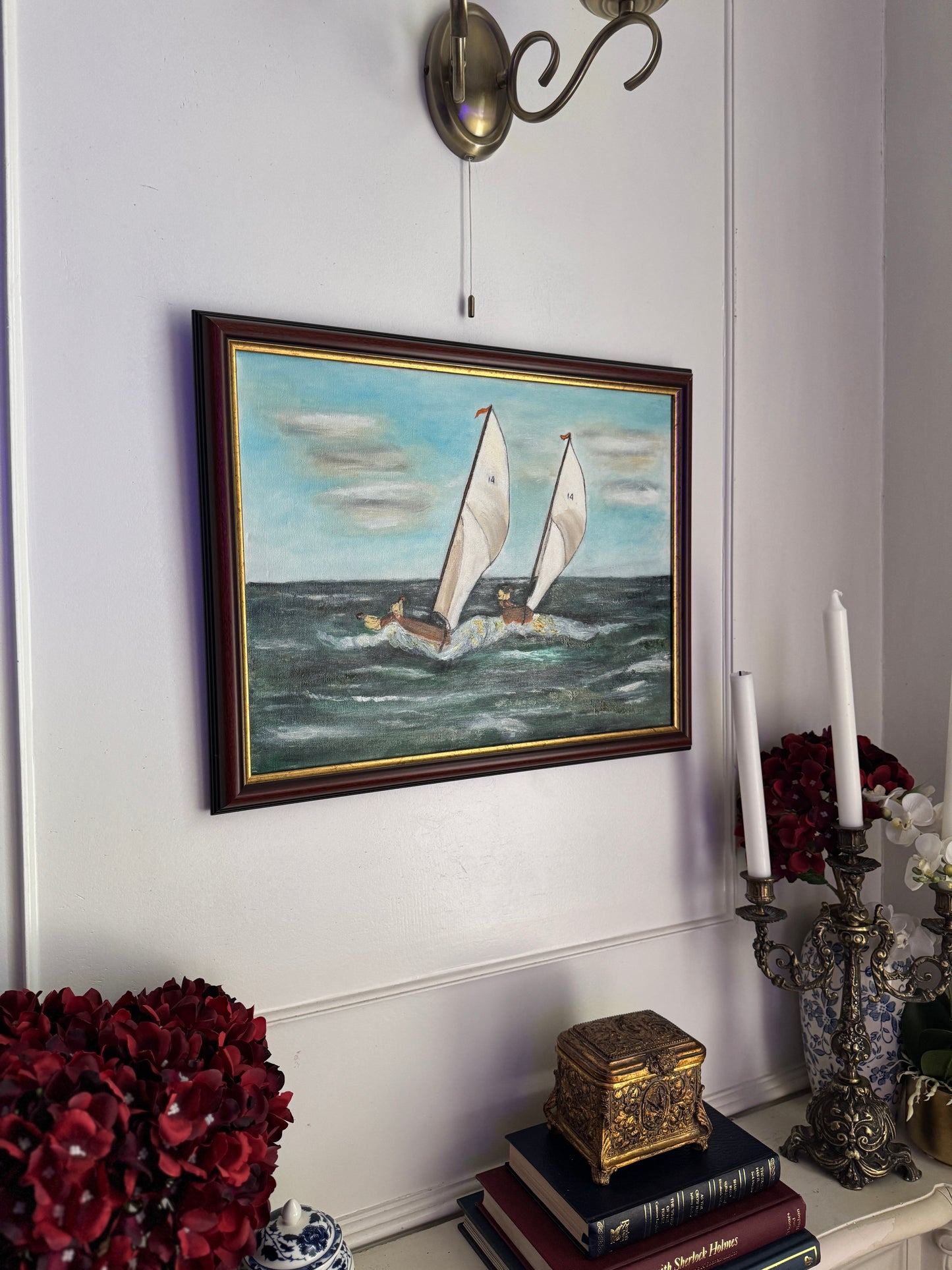 The Silent Sail - Original Oil Painting by N.G. Reynolds