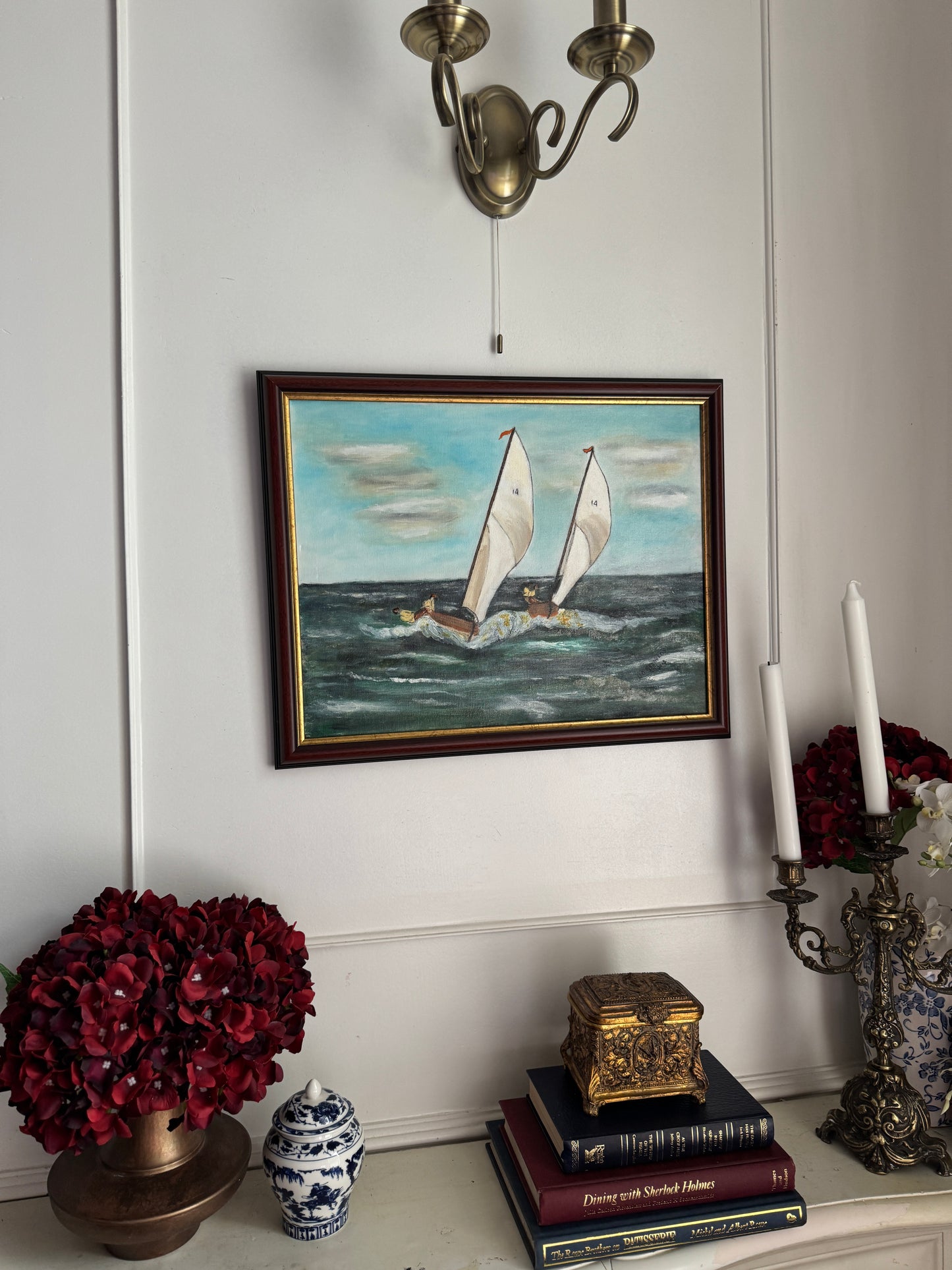 The Silent Sail - Original Oil Painting by N.G. Reynolds