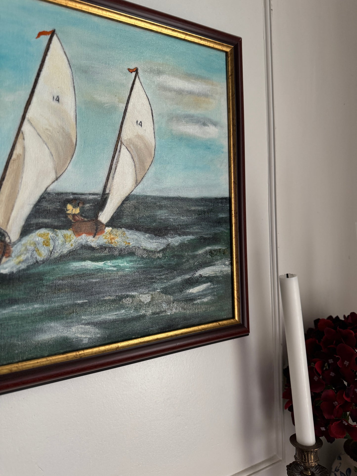 The Silent Sail - Original Oil Painting by N.G. Reynolds