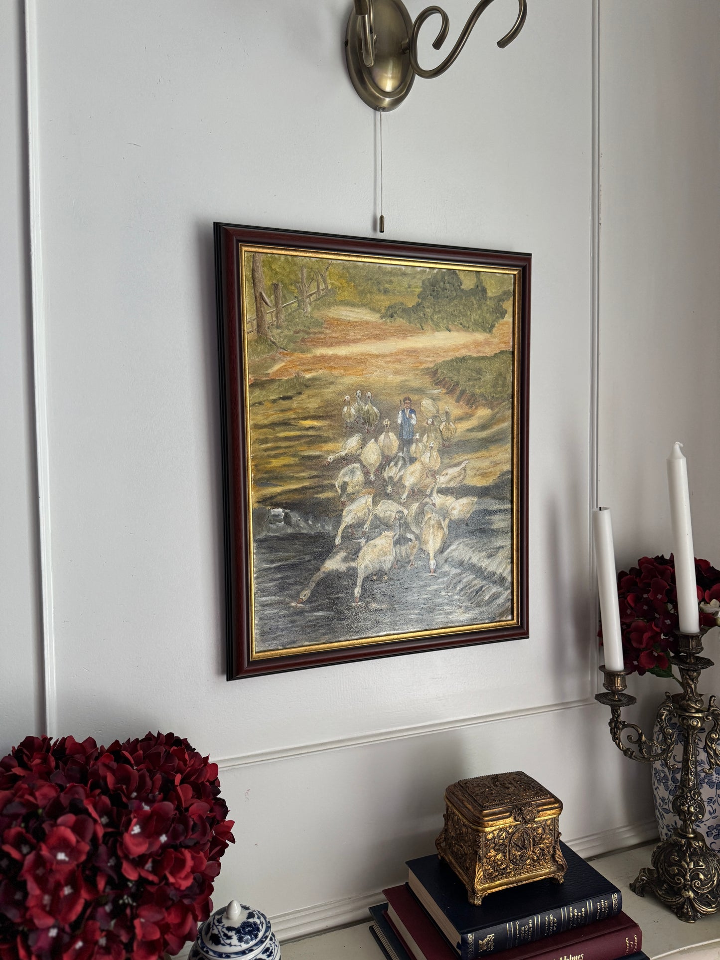 Sip of Serenity - Original Oil Painting by N.G. Reynolds
