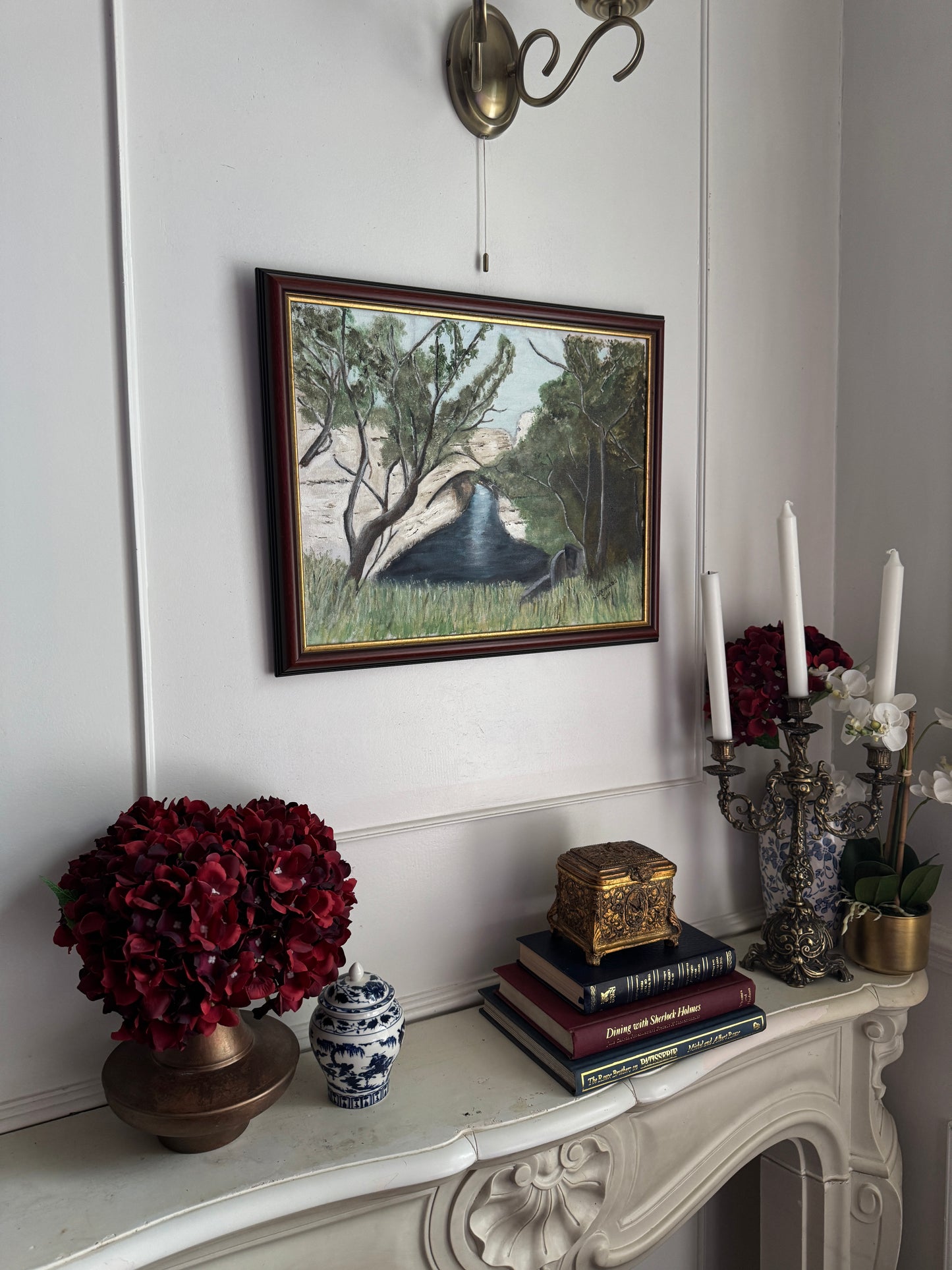 Midnight Crossing - Original Oil Painting by N.G. Reynolds