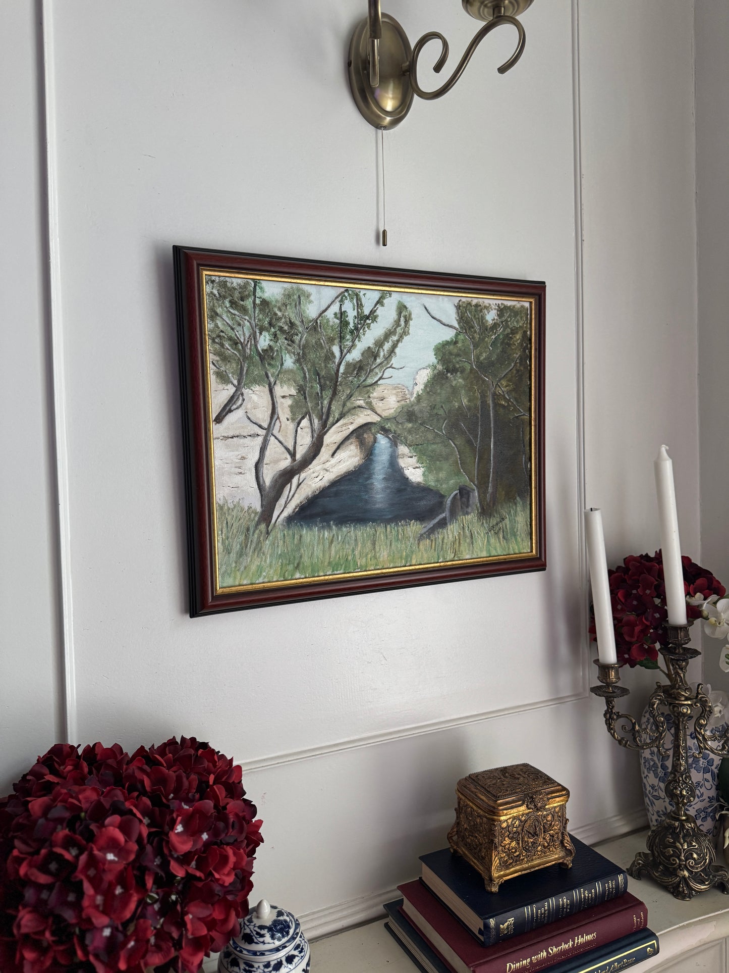 Midnight Crossing - Original Oil Painting by N.G. Reynolds
