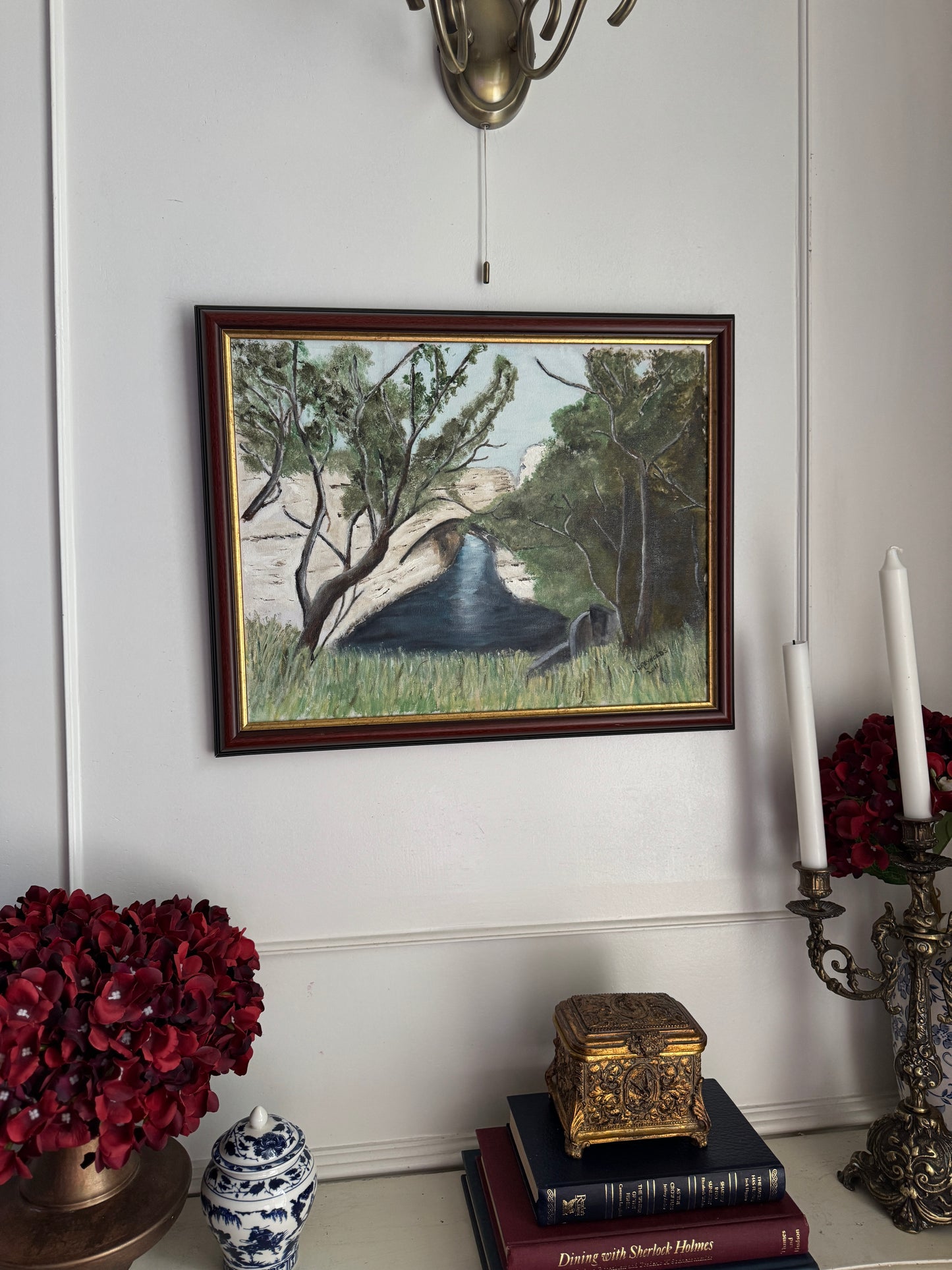 Midnight Crossing - Original Oil Painting by N.G. Reynolds