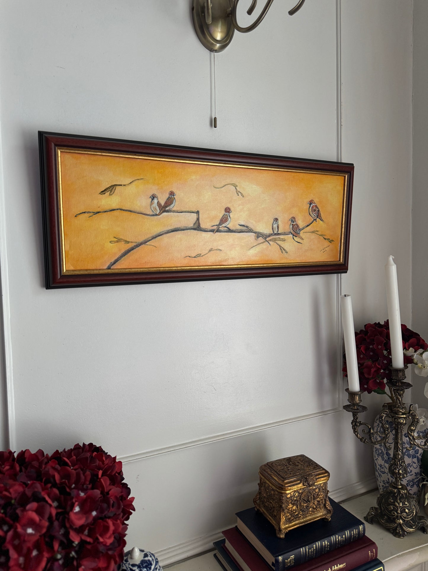 Melody in the Morning - Original Oil Painting by N.G. Reynolds