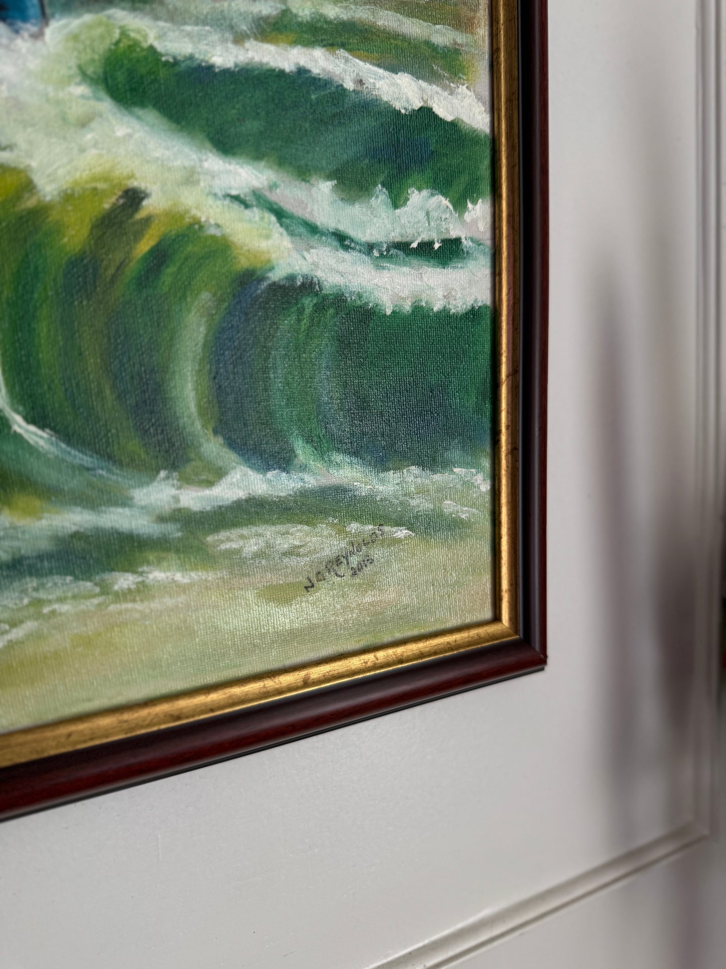 Storm Riders of the Sea - Original Oil Painting by N.G. Reynolds