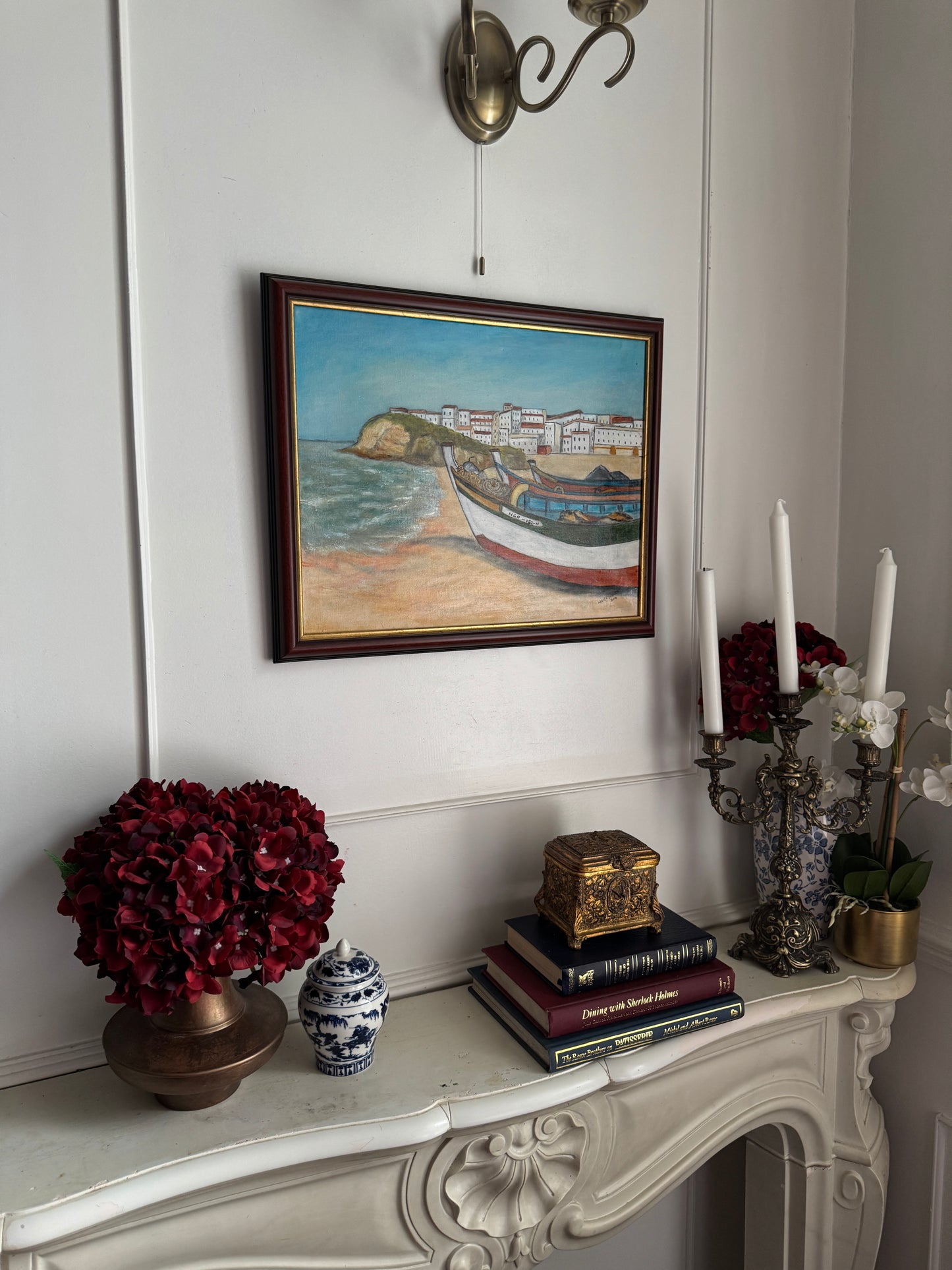 Bright Tides of Cornwall - Original Oil Painting by N.G. Reynolds
