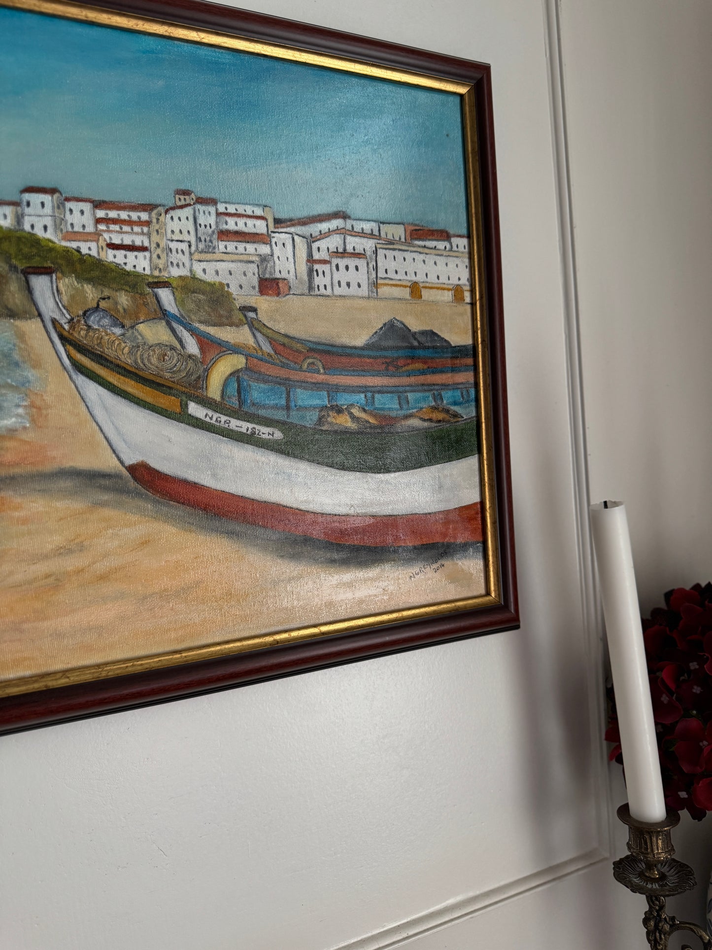 Bright Tides of Cornwall - Original Oil Painting by N.G. Reynolds