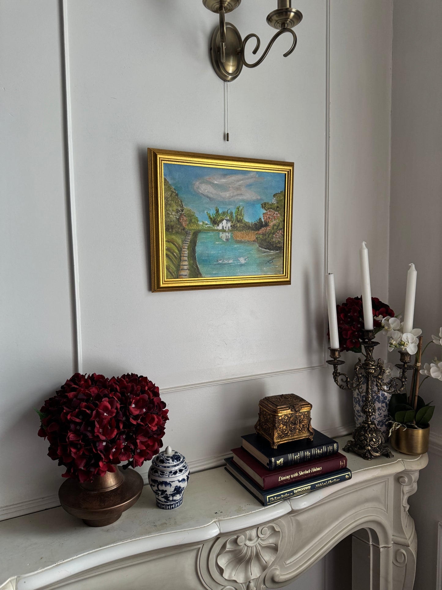 Endless Summer Blue - Original Oil Painting by N.G. Reynolds