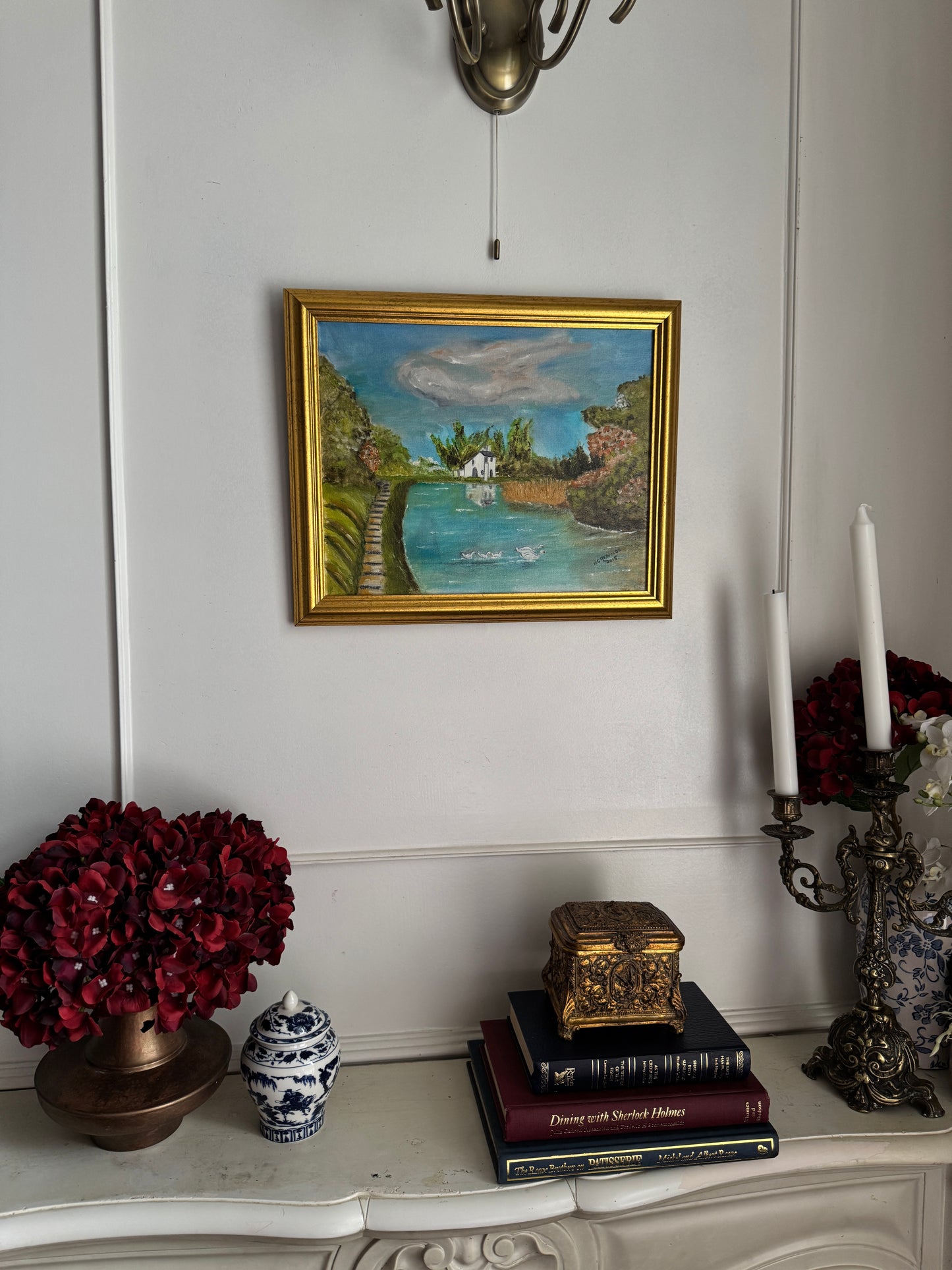 Endless Summer Blue - Original Oil Painting by N.G. Reynolds