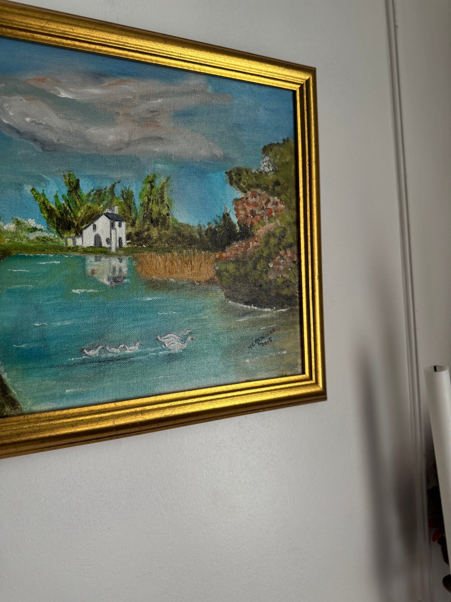 Endless Summer Blue - Original Oil Painting by N.G. Reynolds