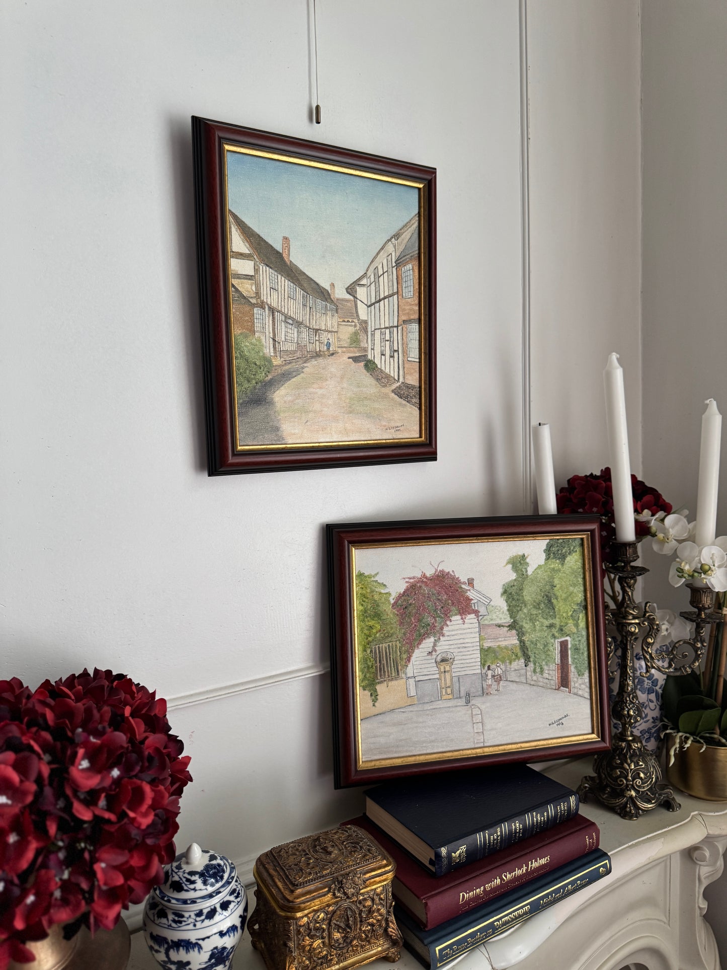 Twin Tales of Alcester - Original Oil Painting by N.G. Reynolds