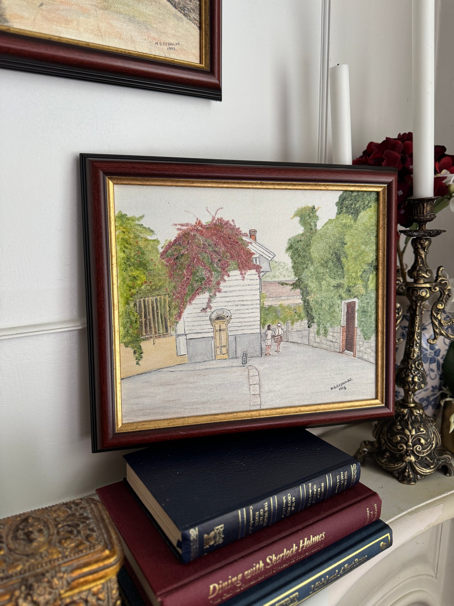 Twin Tales of Alcester - Original Oil Painting by N.G. Reynolds