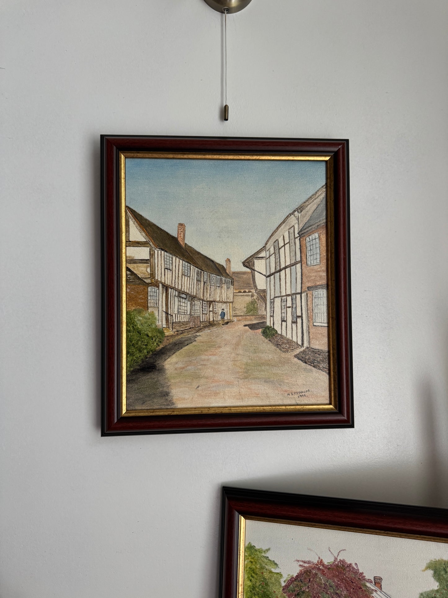 Twin Tales of Alcester - Original Oil Painting by N.G. Reynolds