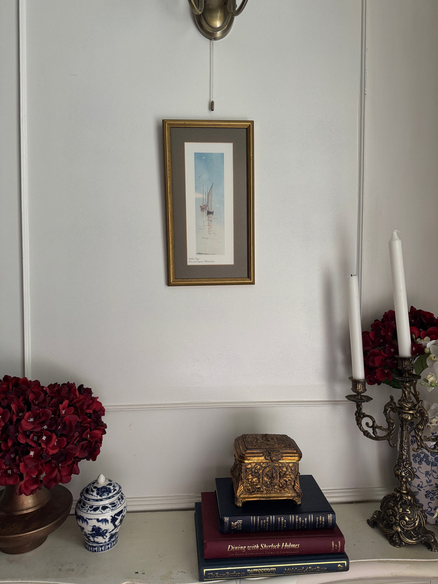 Signed Vintage Sails of Time Print