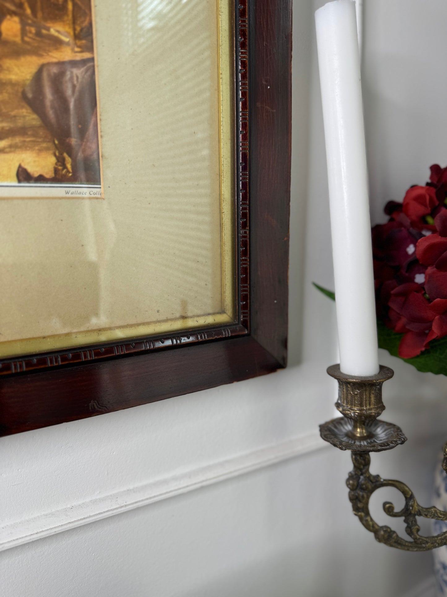 The Lost Game – Vintage Print in Unique Wooden Frame