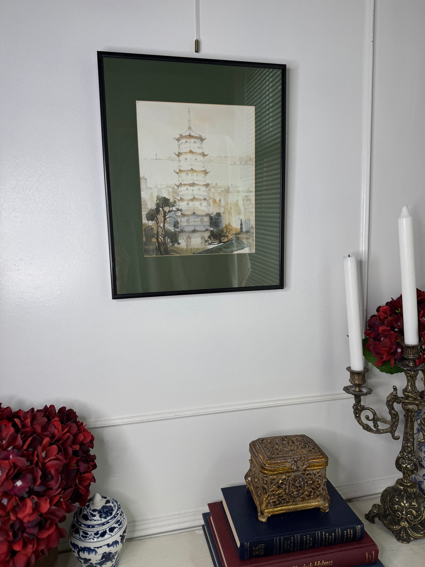 Timeless Eastern Elegance- Vintage Japanese Watercolour