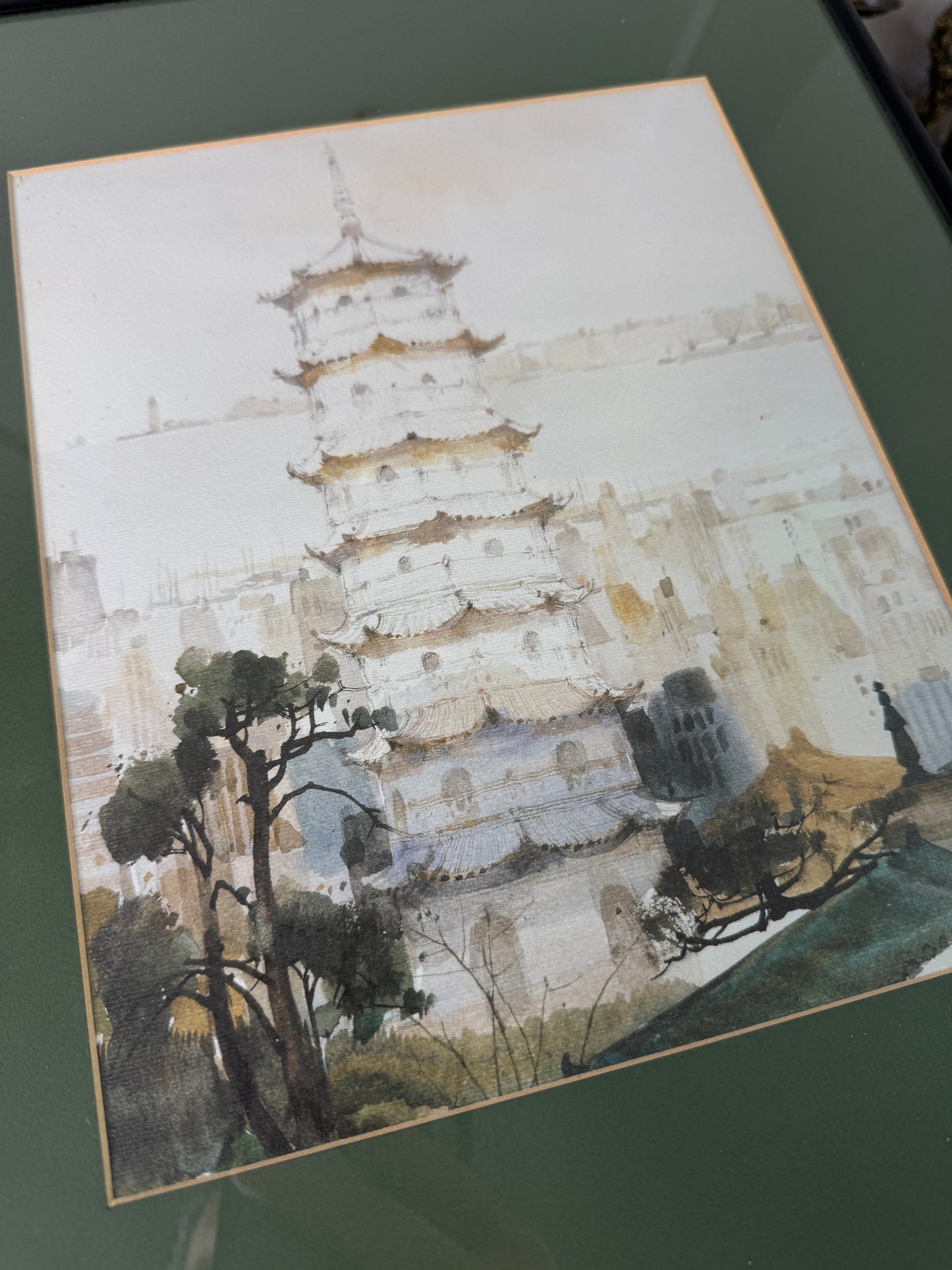 Timeless Eastern Elegance- Vintage Japanese Watercolour