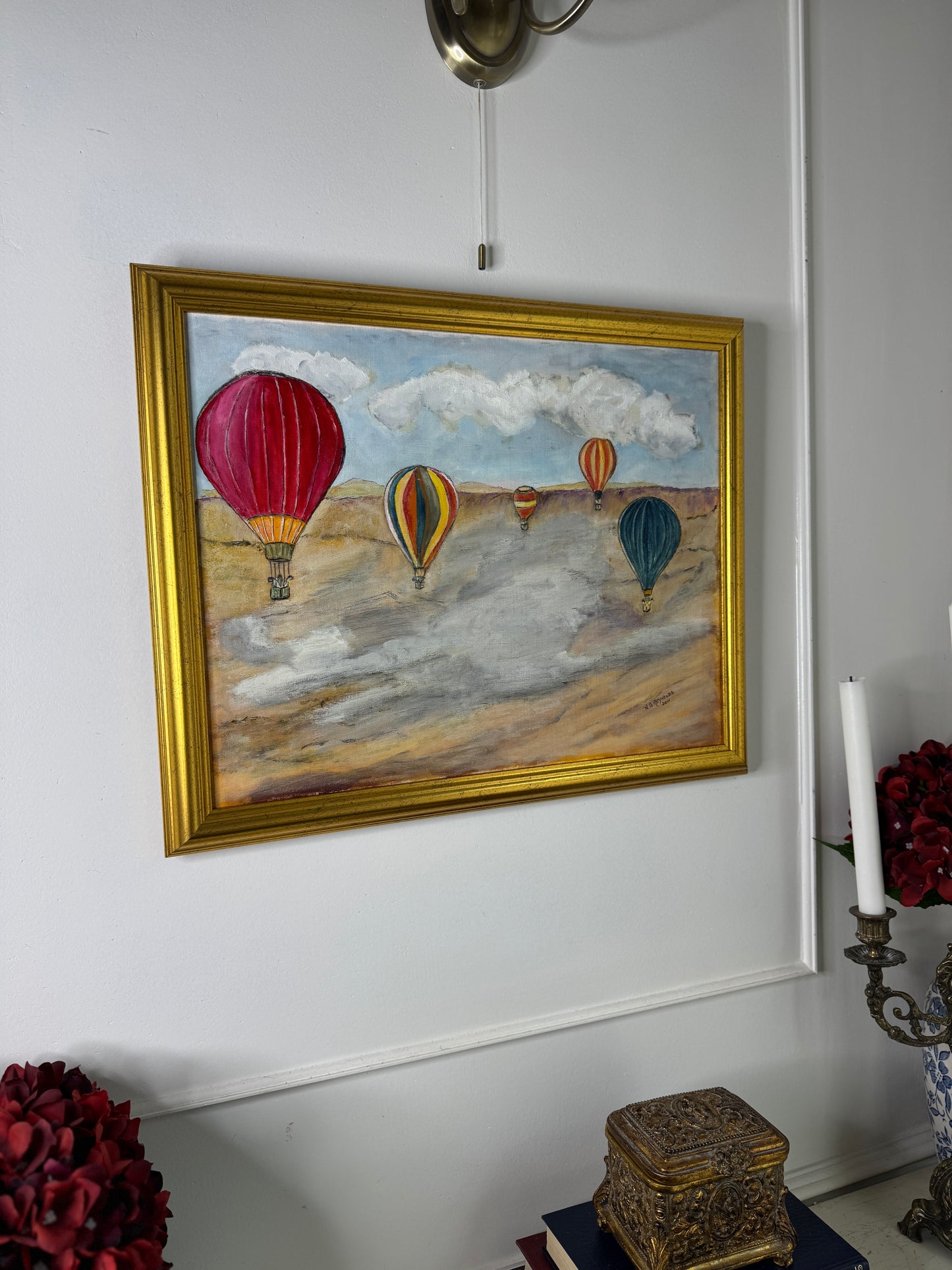 Sky Dance Over Cappadocia – Original Oil Painting by N.G. Reynolds