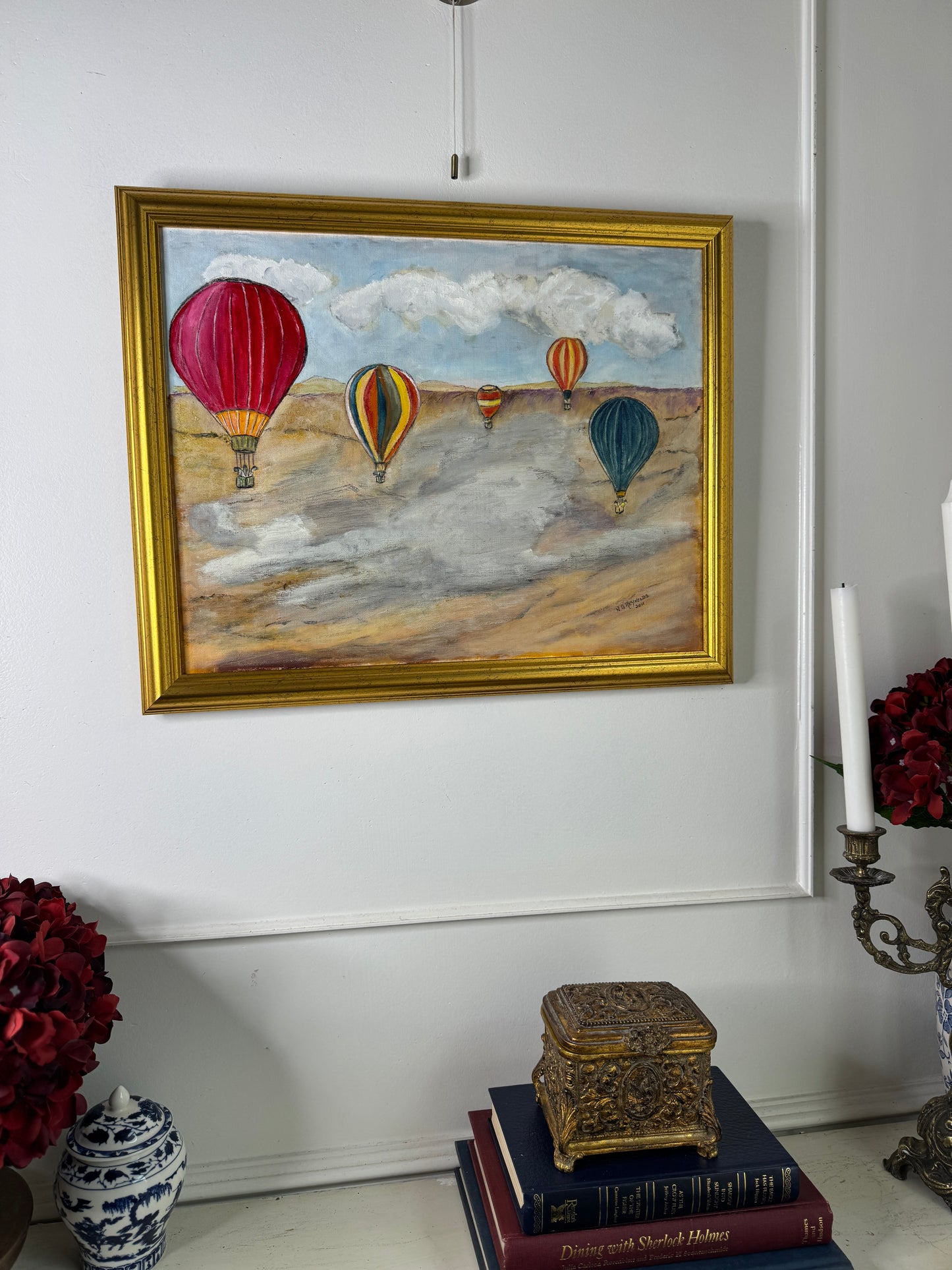 Sky Dance Over Cappadocia – Original Oil Painting by N.G. Reynolds