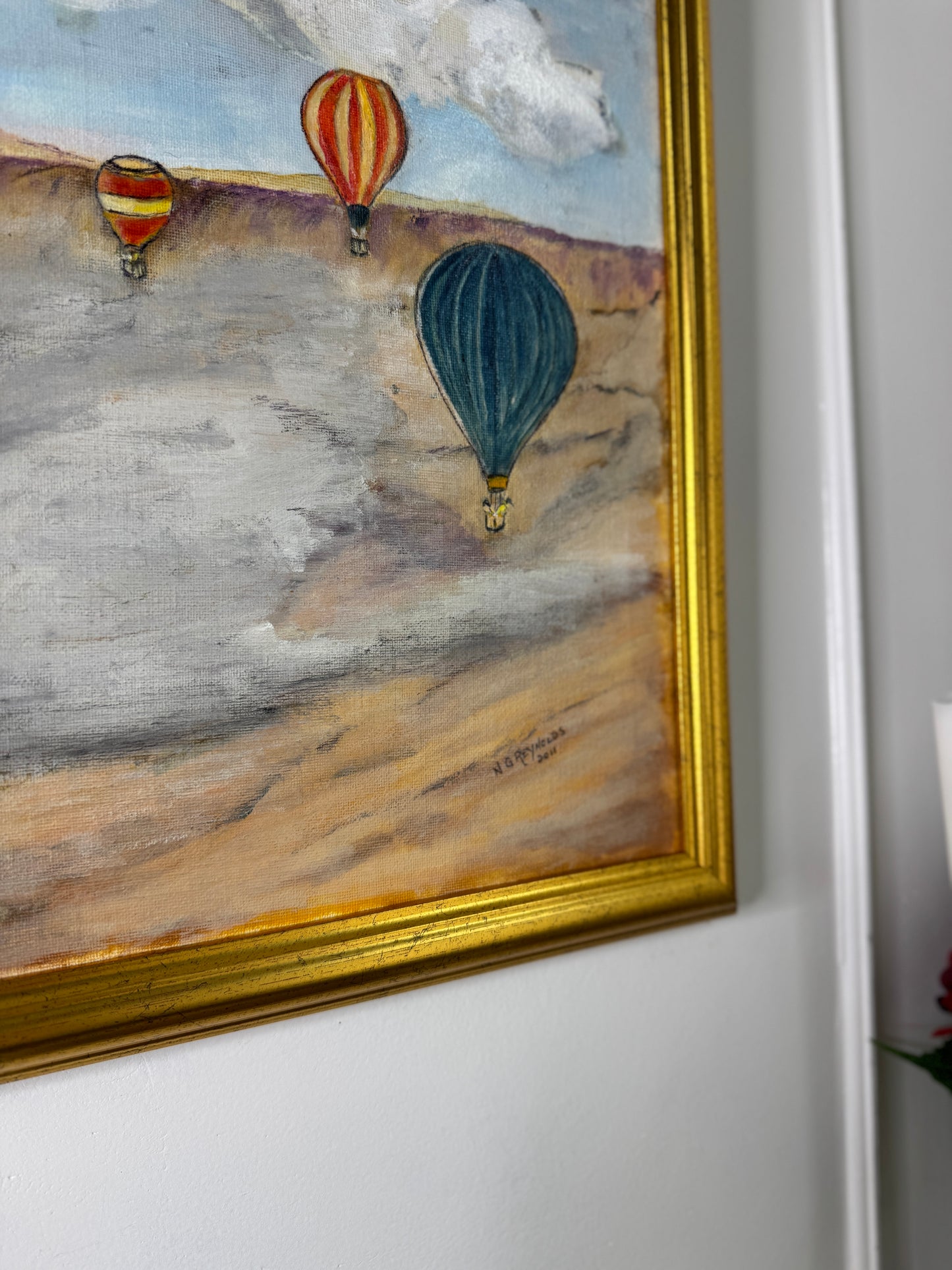 Sky Dance Over Cappadocia – Original Oil Painting by N.G. Reynolds
