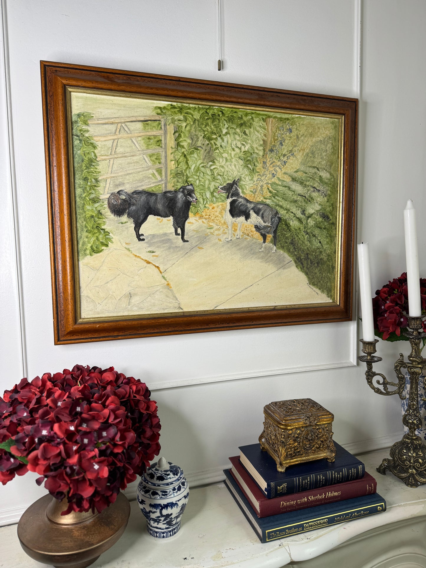 The Morning Bark - Original Oil Painting by N.G. Reynolds