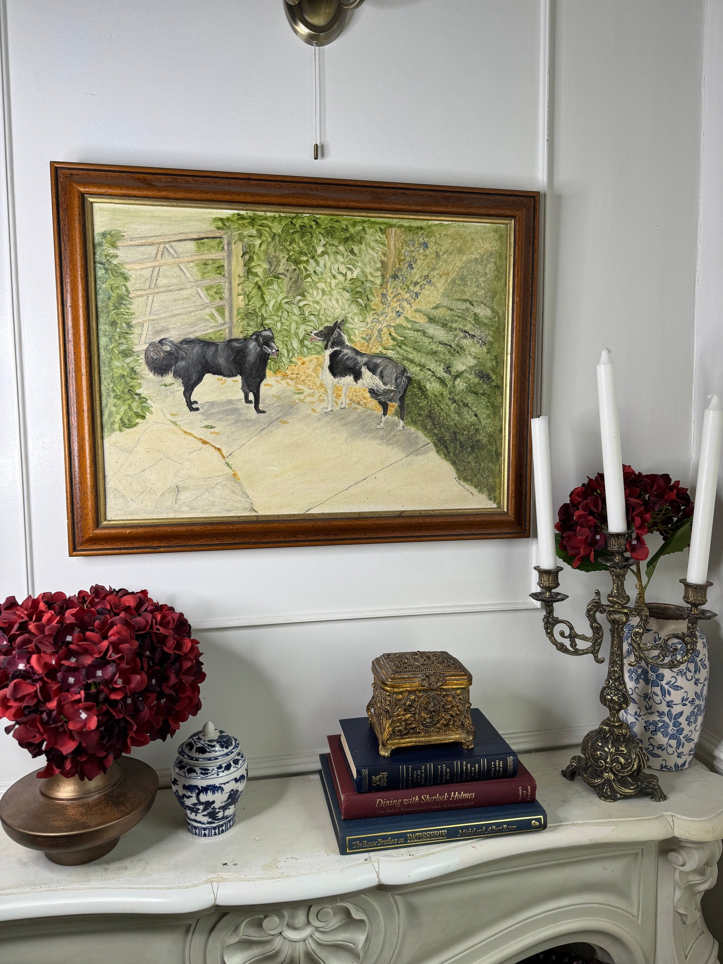 The Morning Bark - Original Oil Painting by N.G. Reynolds