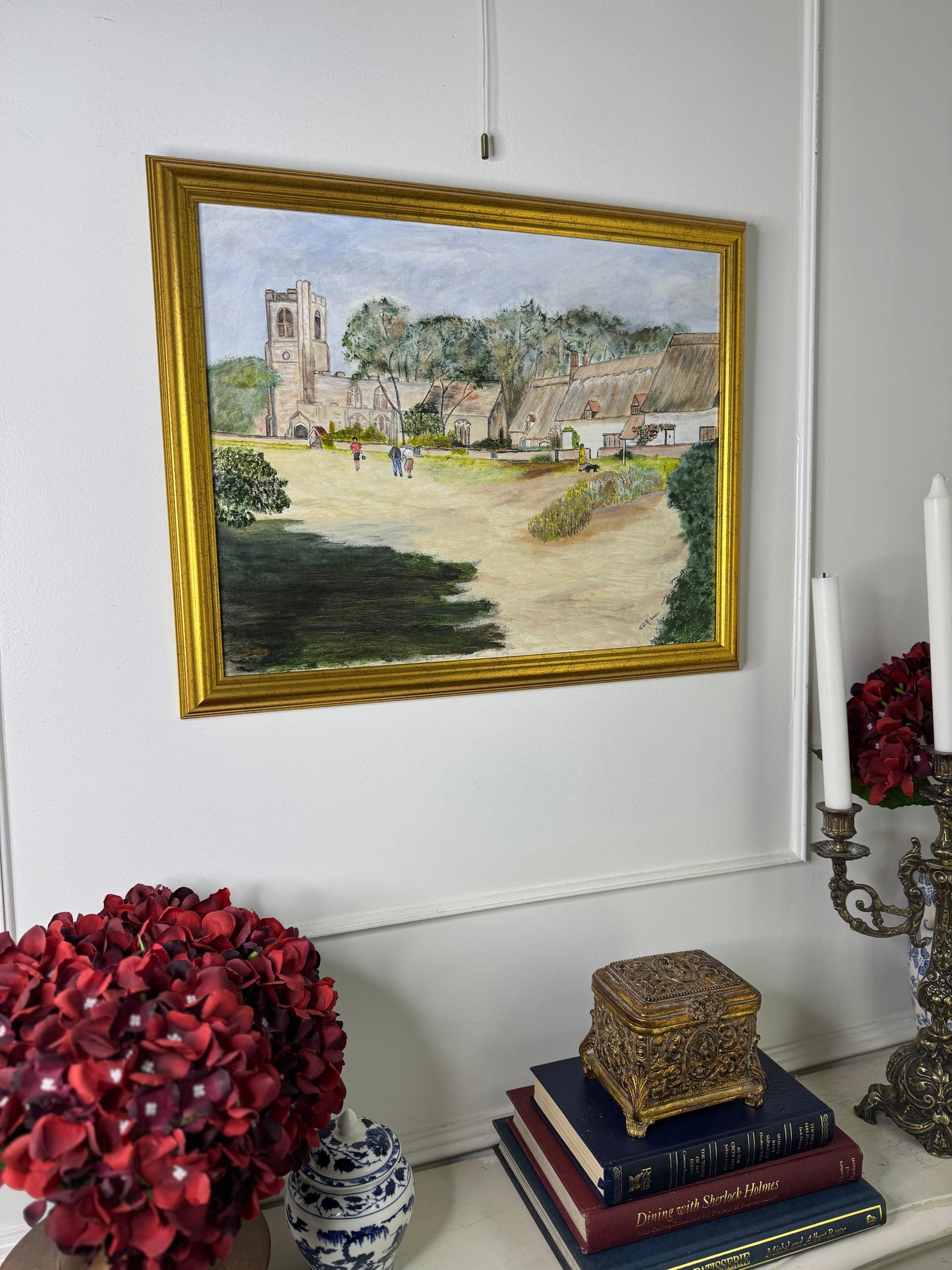 Tower of Faith - Original Oil Painting by N.G. Reynolds
