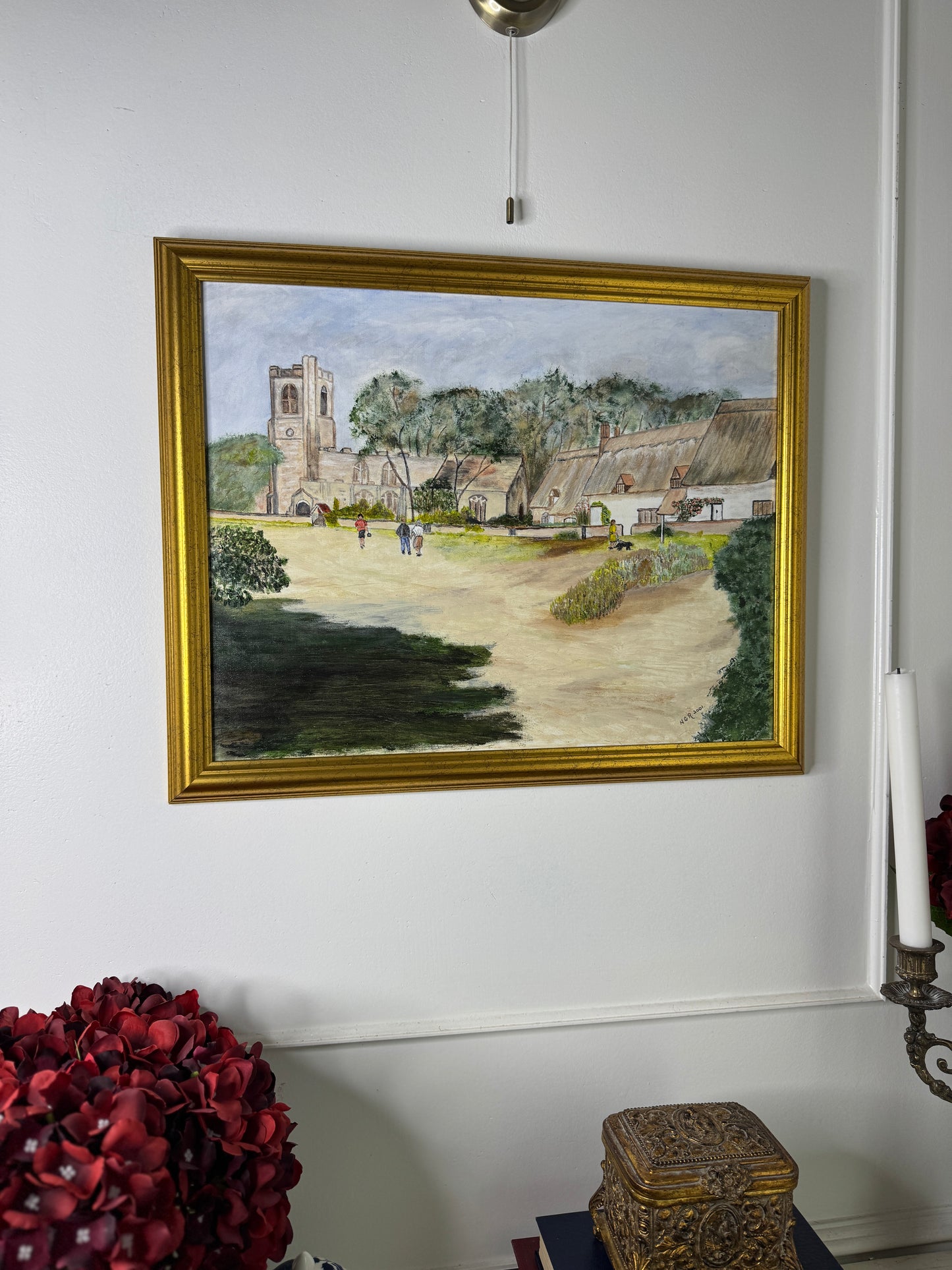Tower of Faith - Original Oil Painting by N.G. Reynolds