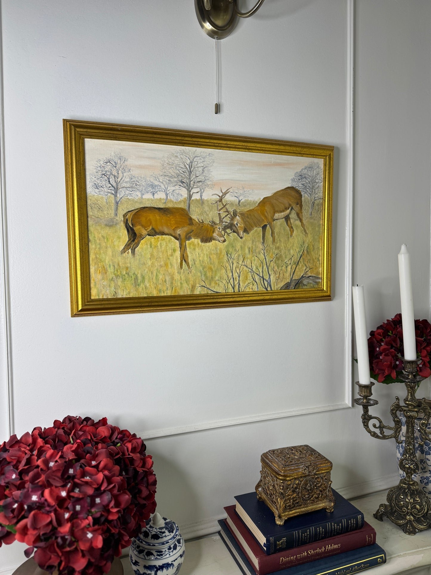 Antler Waltz - Original Oil Painting by N.G. Reynolds