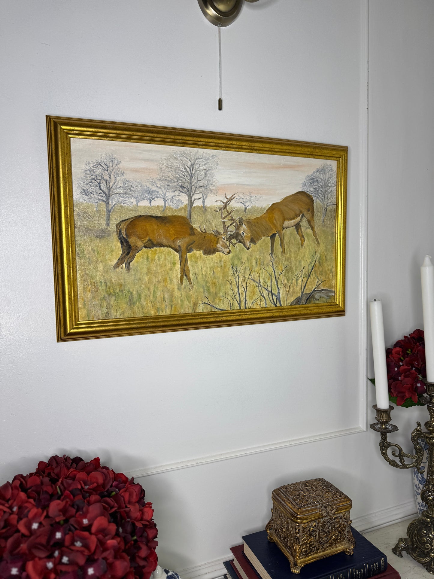 Antler Waltz - Original Oil Painting by N.G. Reynolds