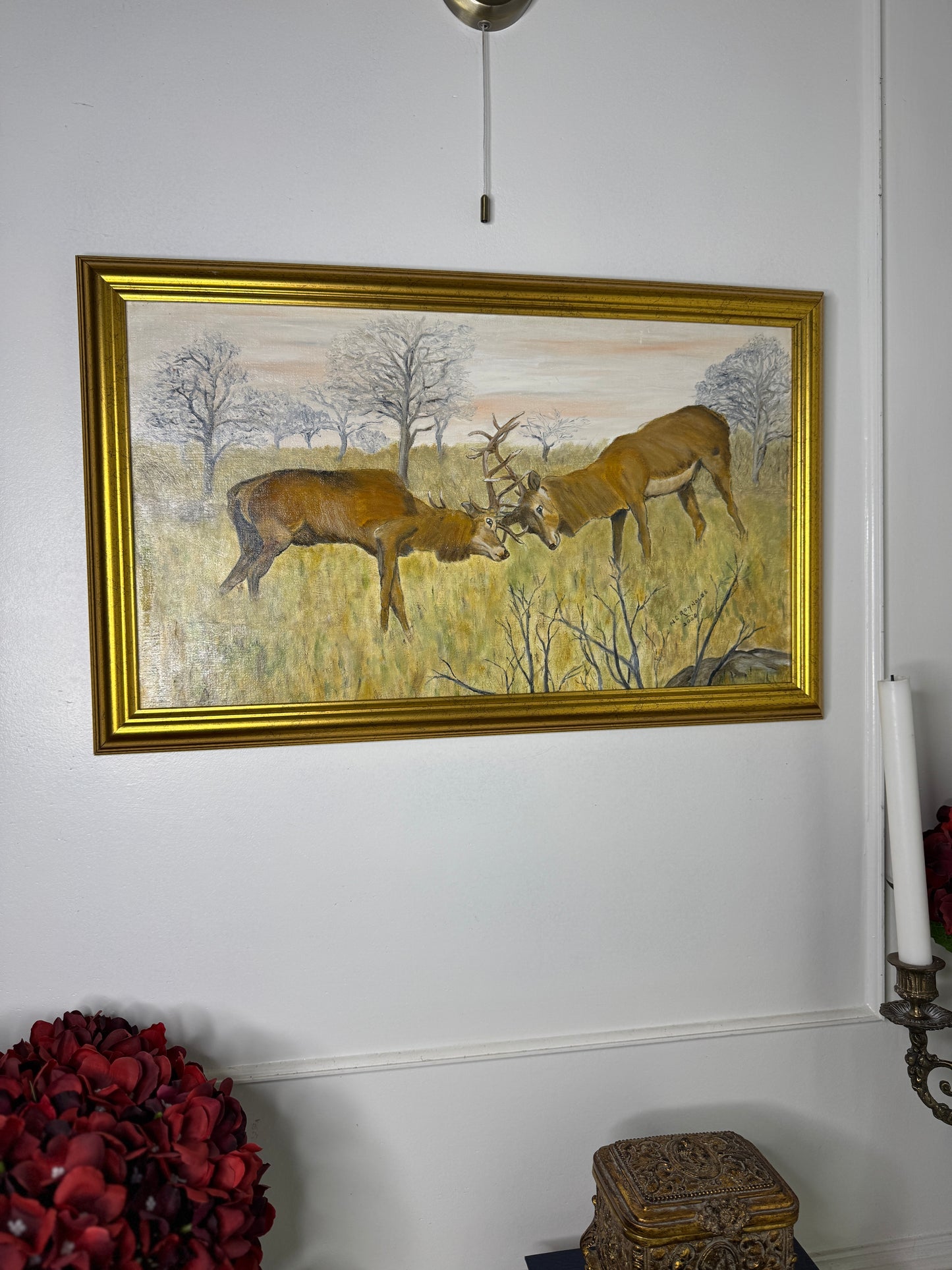 Antler Waltz - Original Oil Painting by N.G. Reynolds
