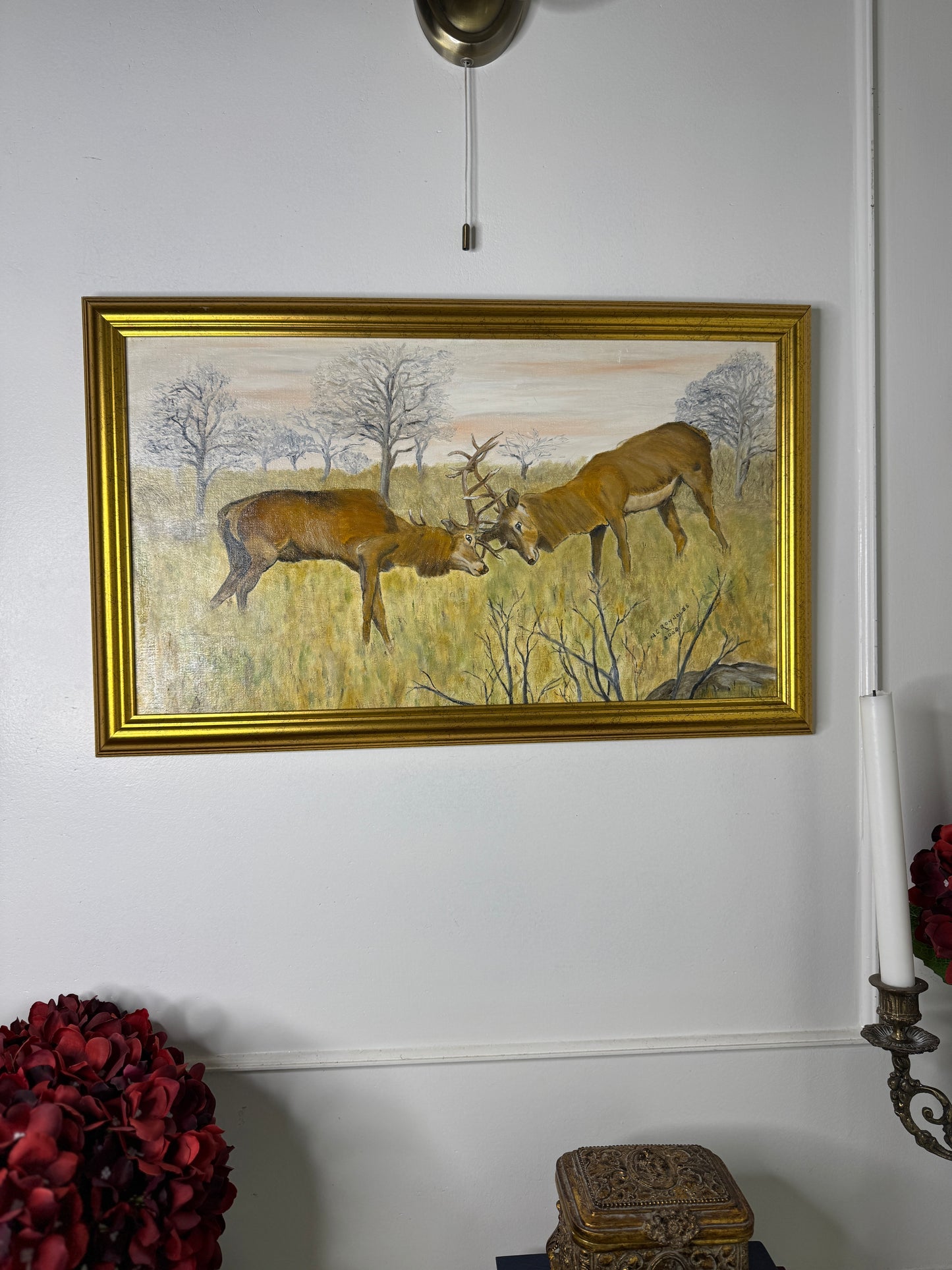 Antler Waltz - Original Oil Painting by N.G. Reynolds