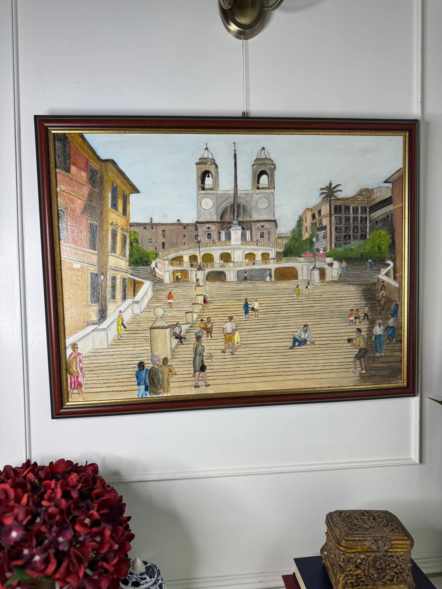 Italian Heritage Pathway - Original Oil Painting by N.G. Reynolds